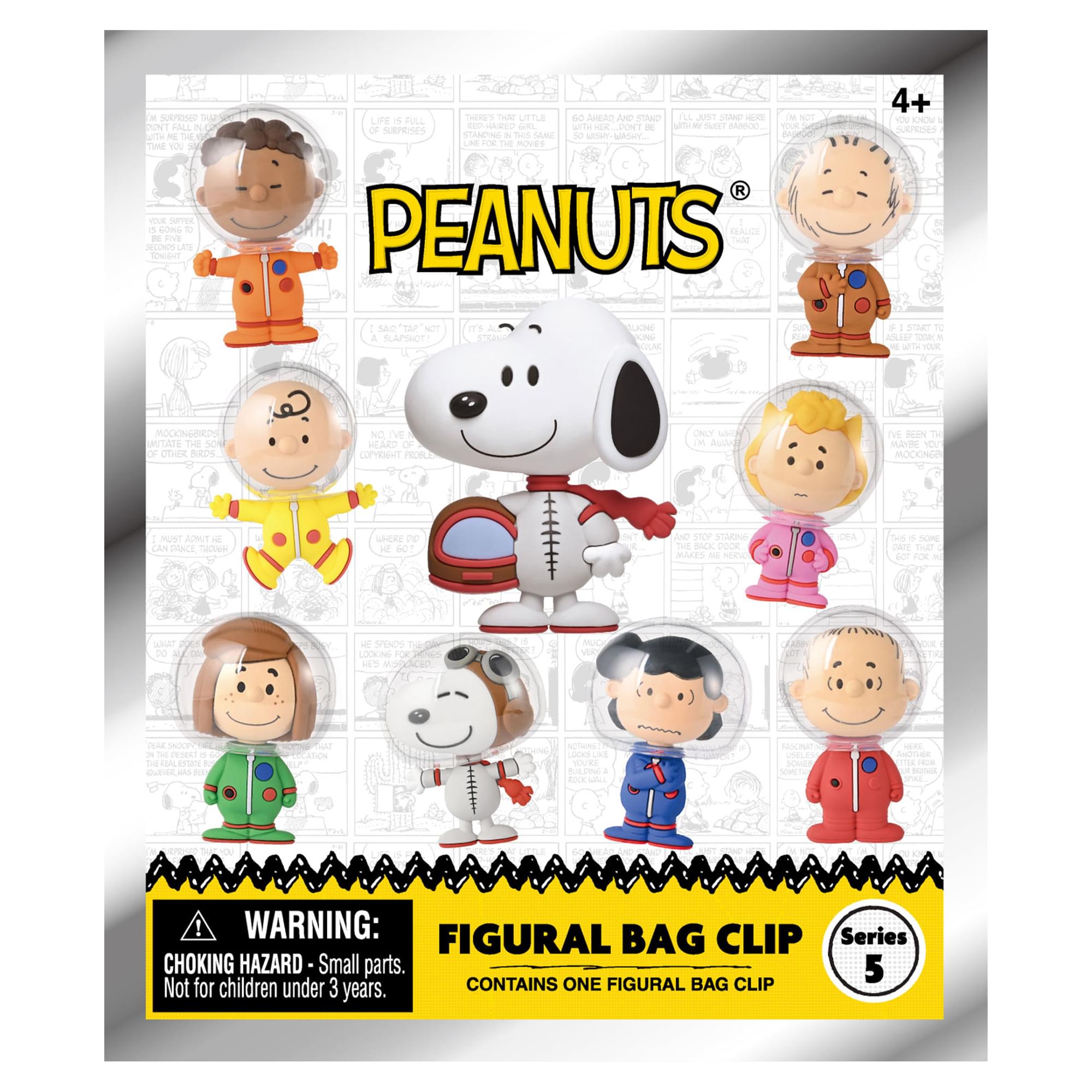 Peanuts Space Series 5 Blind Bag 3D Foam Bag Clip | 1 Random