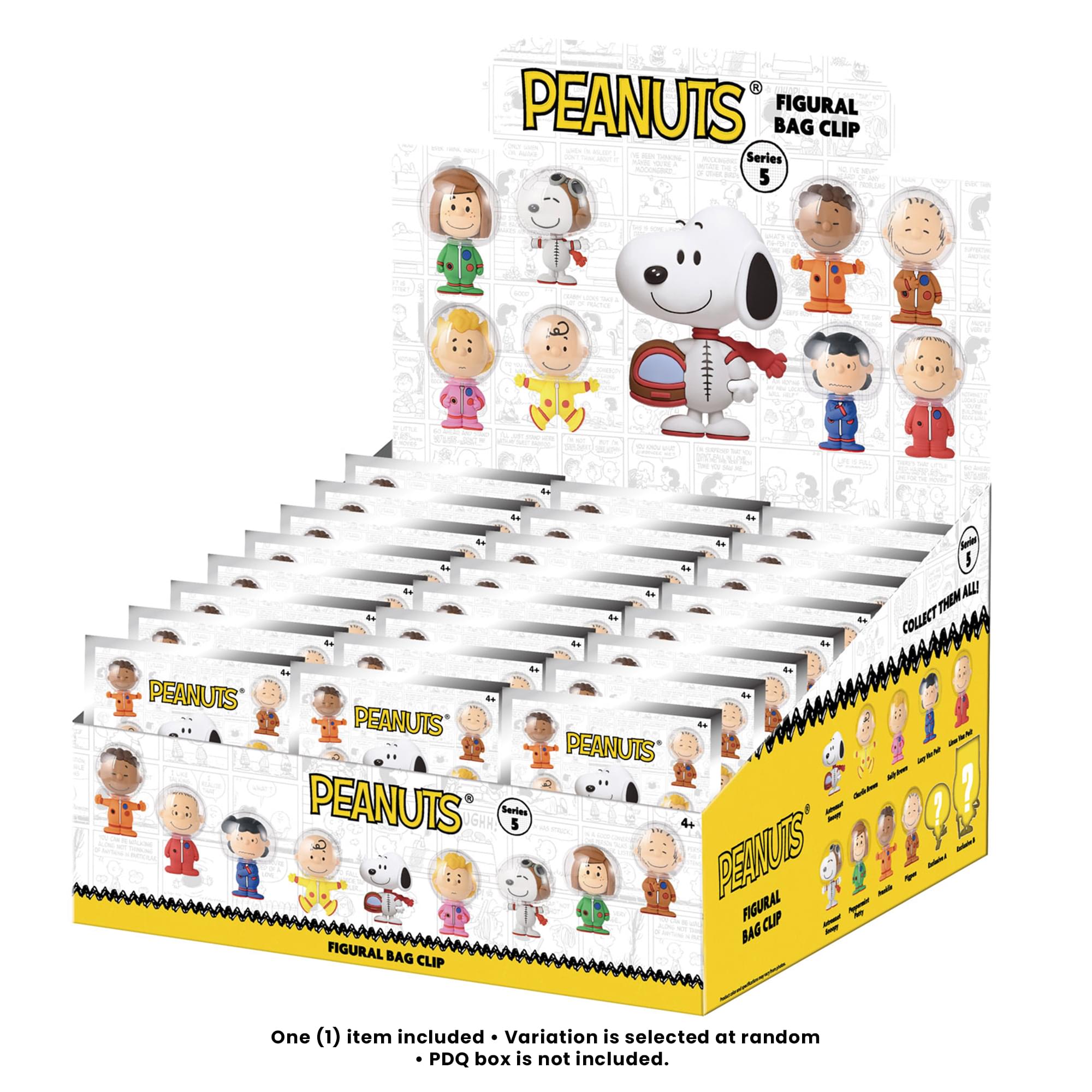 Peanuts Space Series 5 Blind Bag 3D Foam Bag Clip | 1 Random