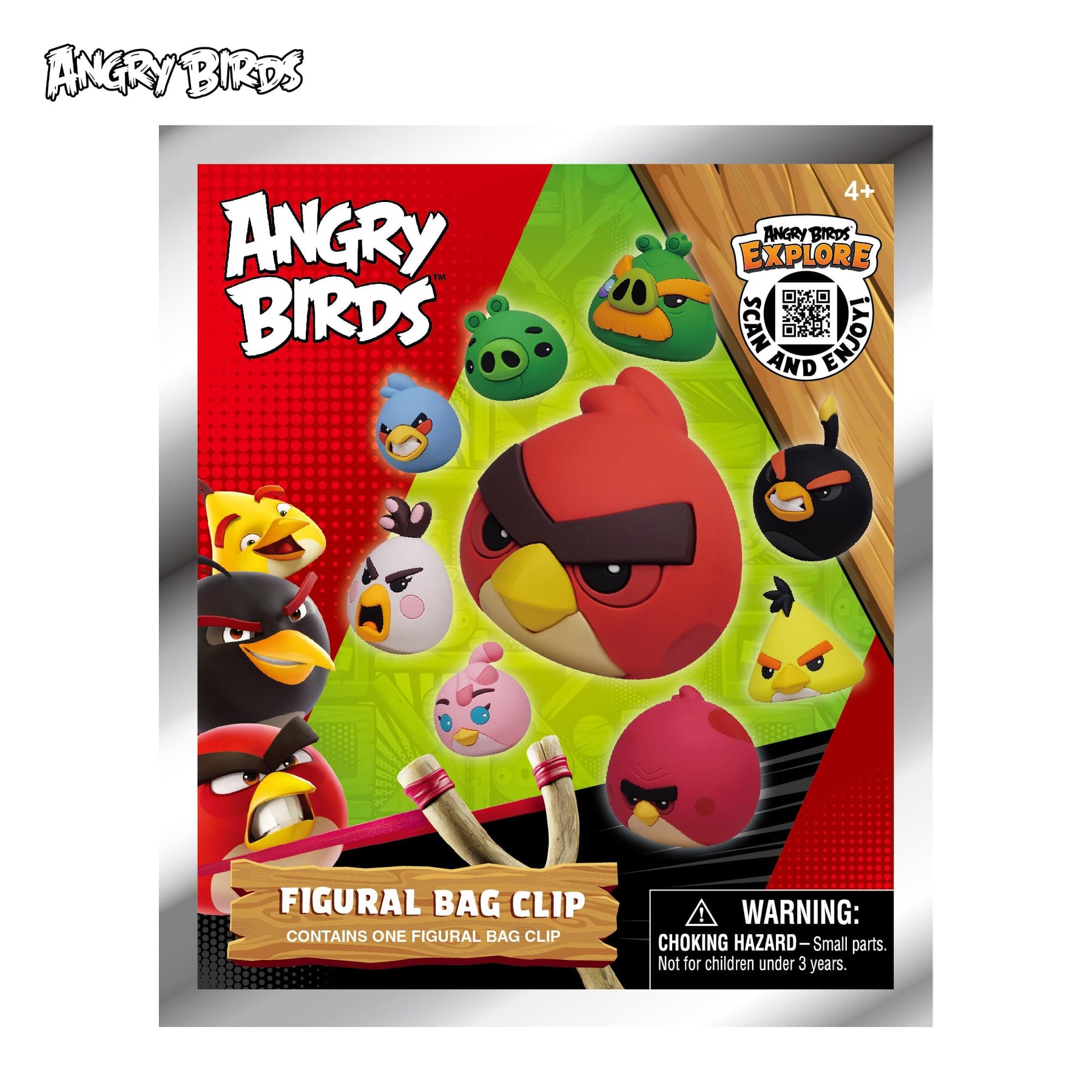 Angry Birds Series 1 Blind Bag 3D Foam Bag Clip | One Random