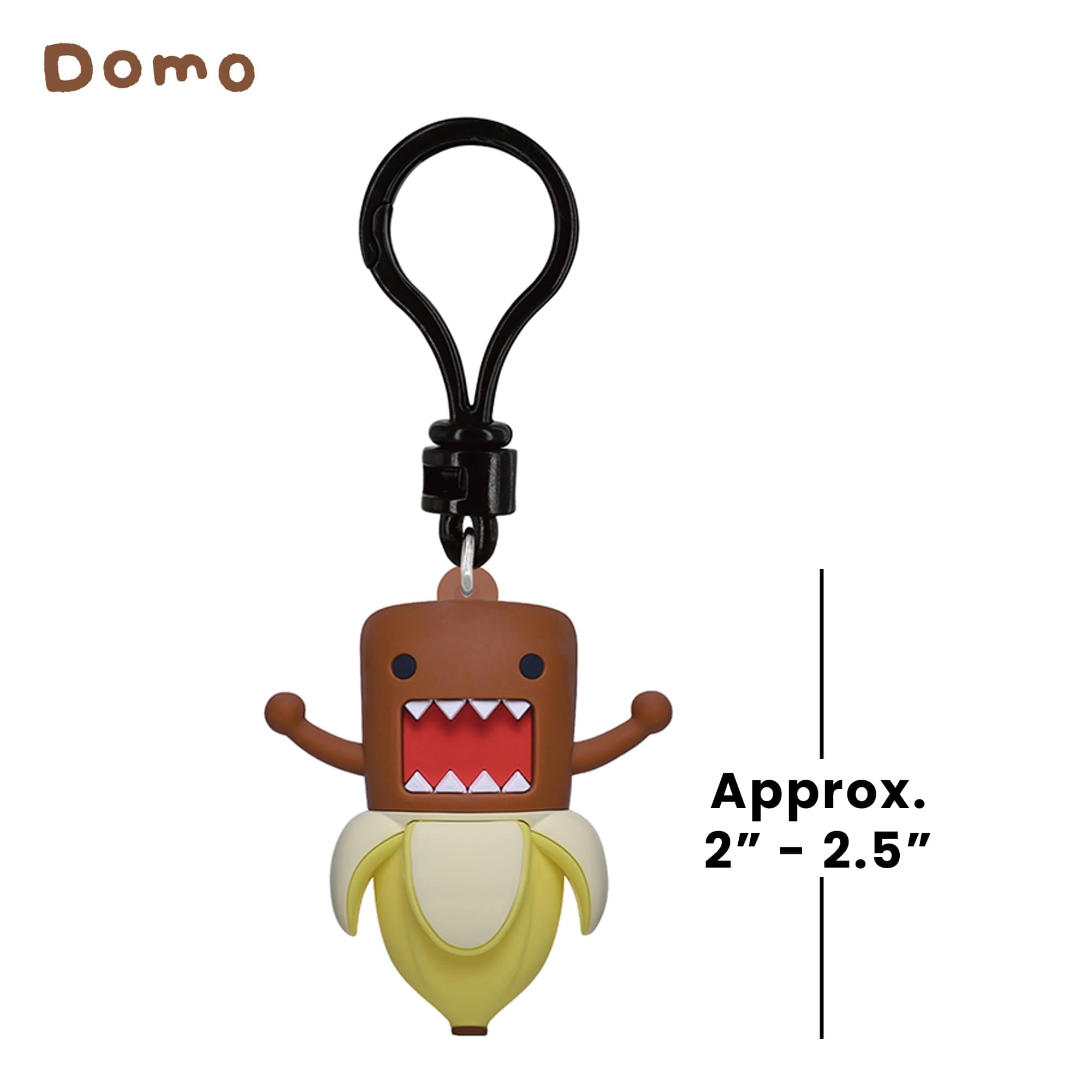 Domo-Kun Series 1 Blind Bag 3D Foam Bag Clip | One Random