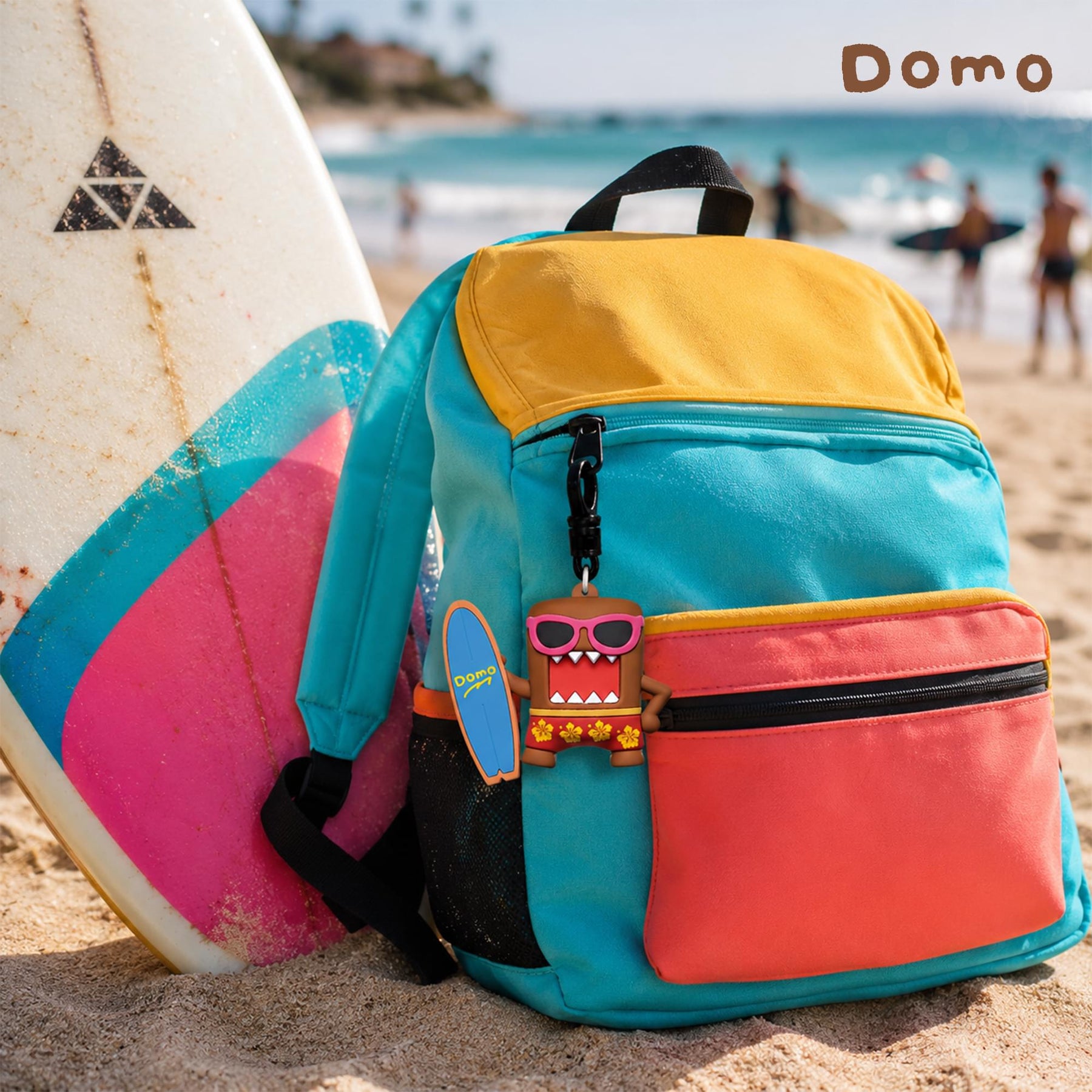 Domo-Kun Series 1 Blind Bag 3D Foam Bag Clip | One Random