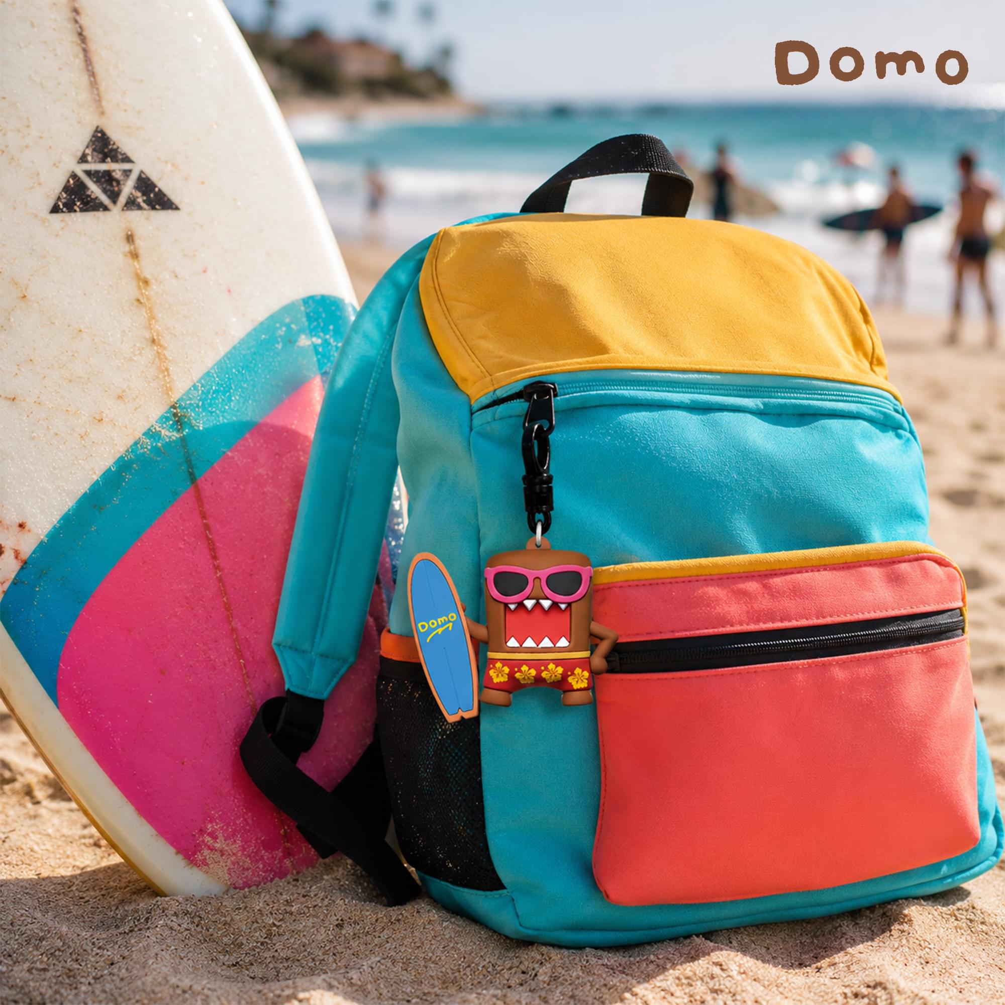 Domo-Kun Series 1 Blind Bag 3D Foam Bag Clip | One Random