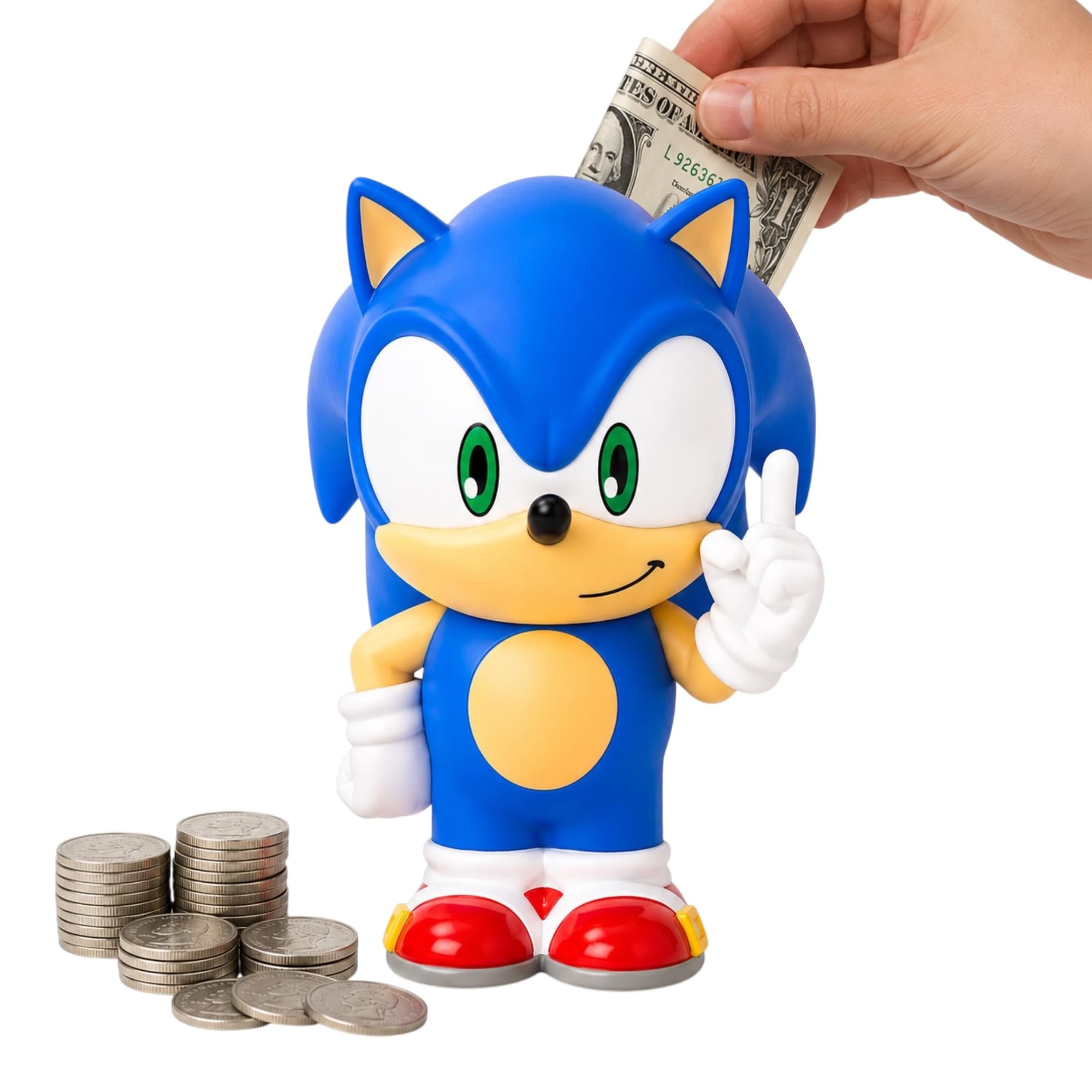 Sonic The Hedgehog Sonic 8-Inch PVC Figural Bank
