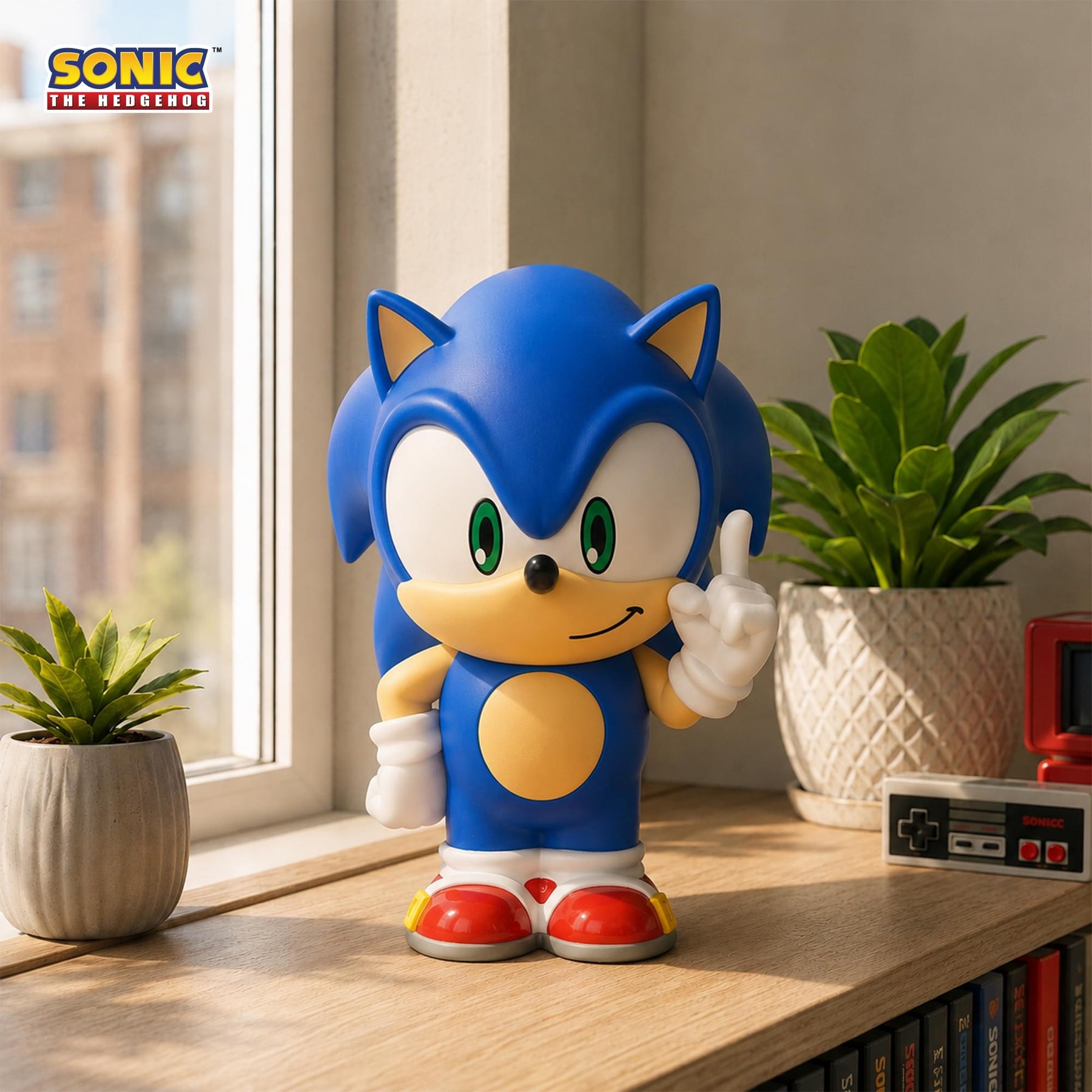 Sonic The Hedgehog Sonic 8-Inch PVC Figural Bank