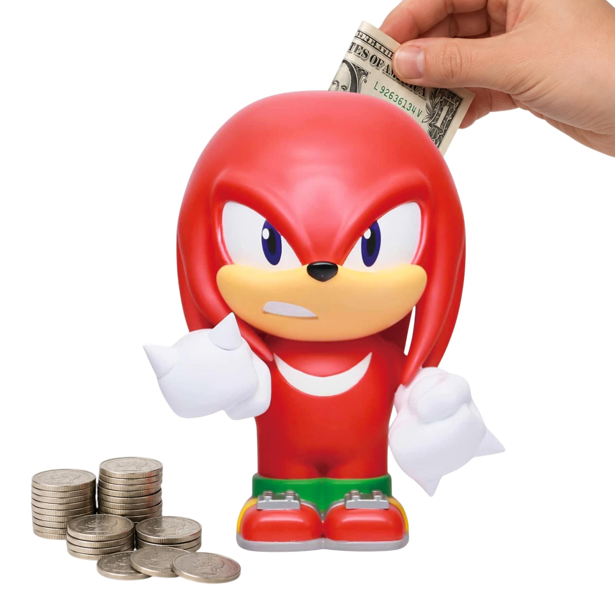 Sonic The Hedgehog Knuckles 8-Inch PVC Figural Bank