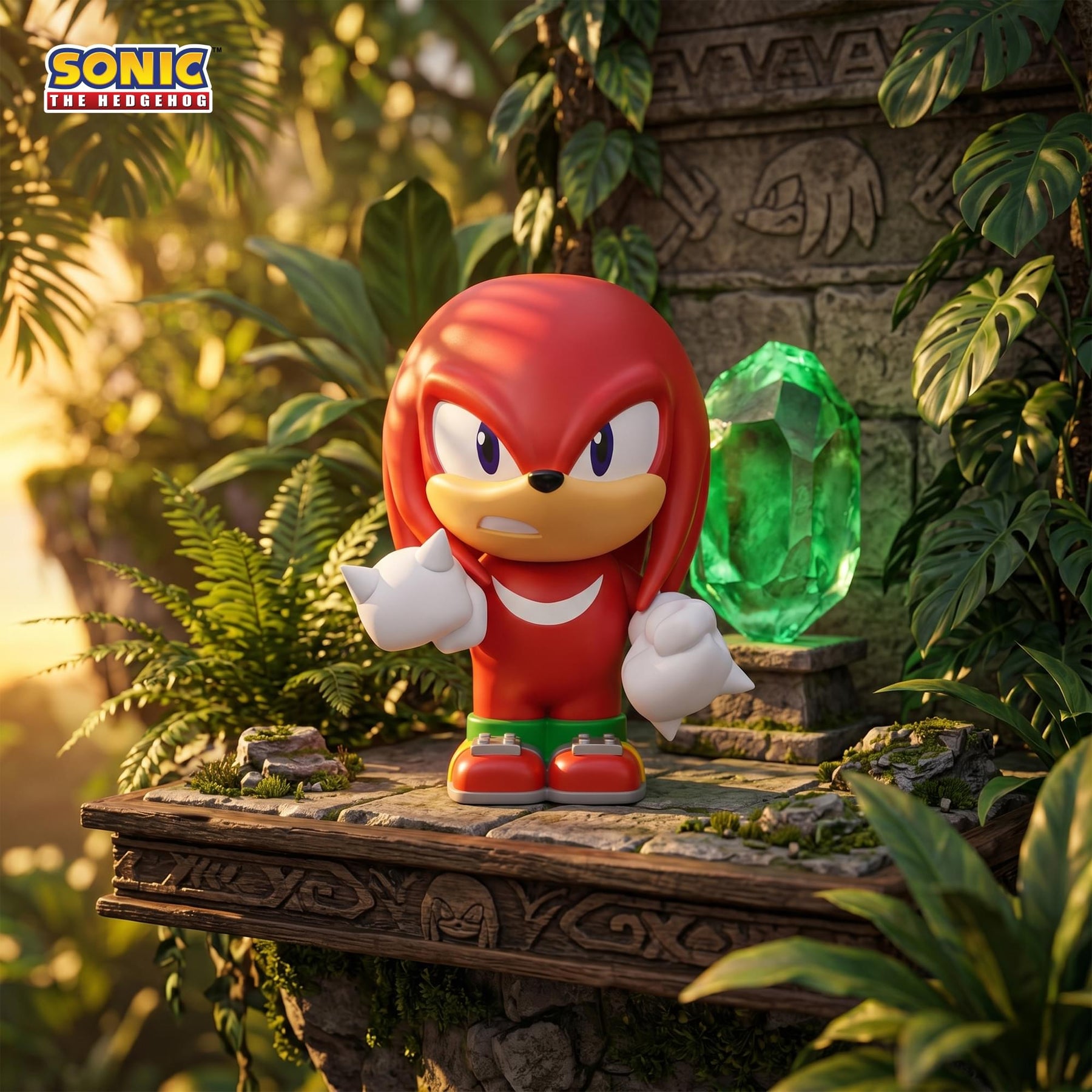 Sonic The Hedgehog Knuckles 8-Inch PVC Figural Bank