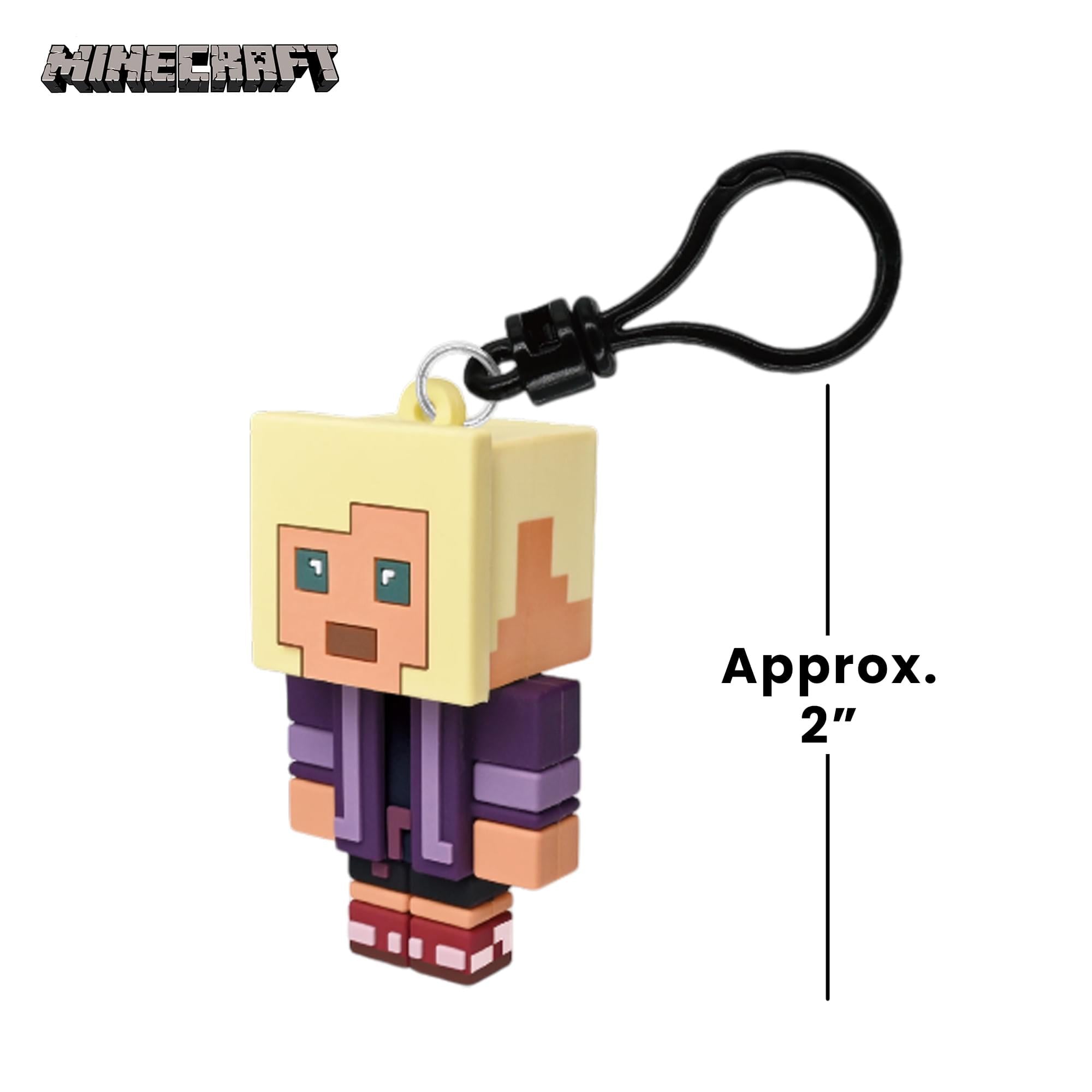 Minecraft Series 5 Blind Bag 3D Foam Bag Clip | 3 Random