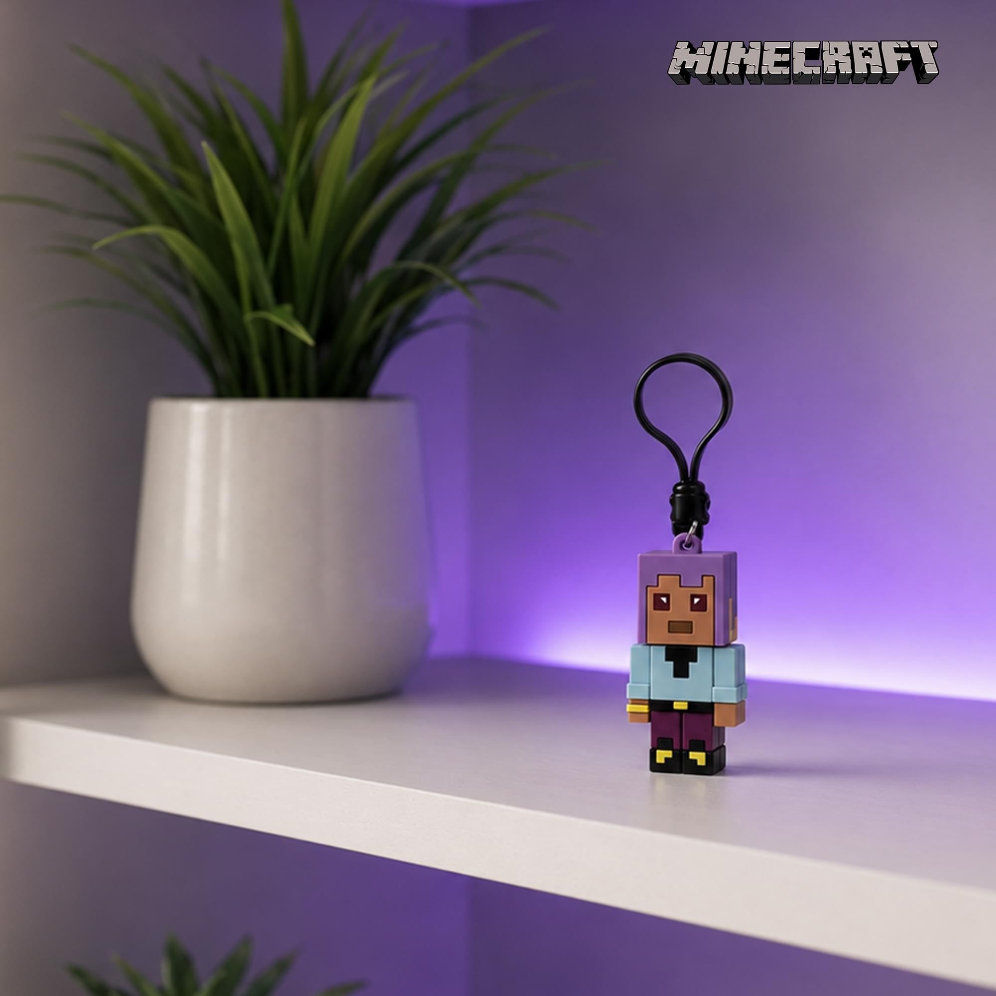 Minecraft Series 5 Blind Bag 3D Foam Bag Clip | 3 Random