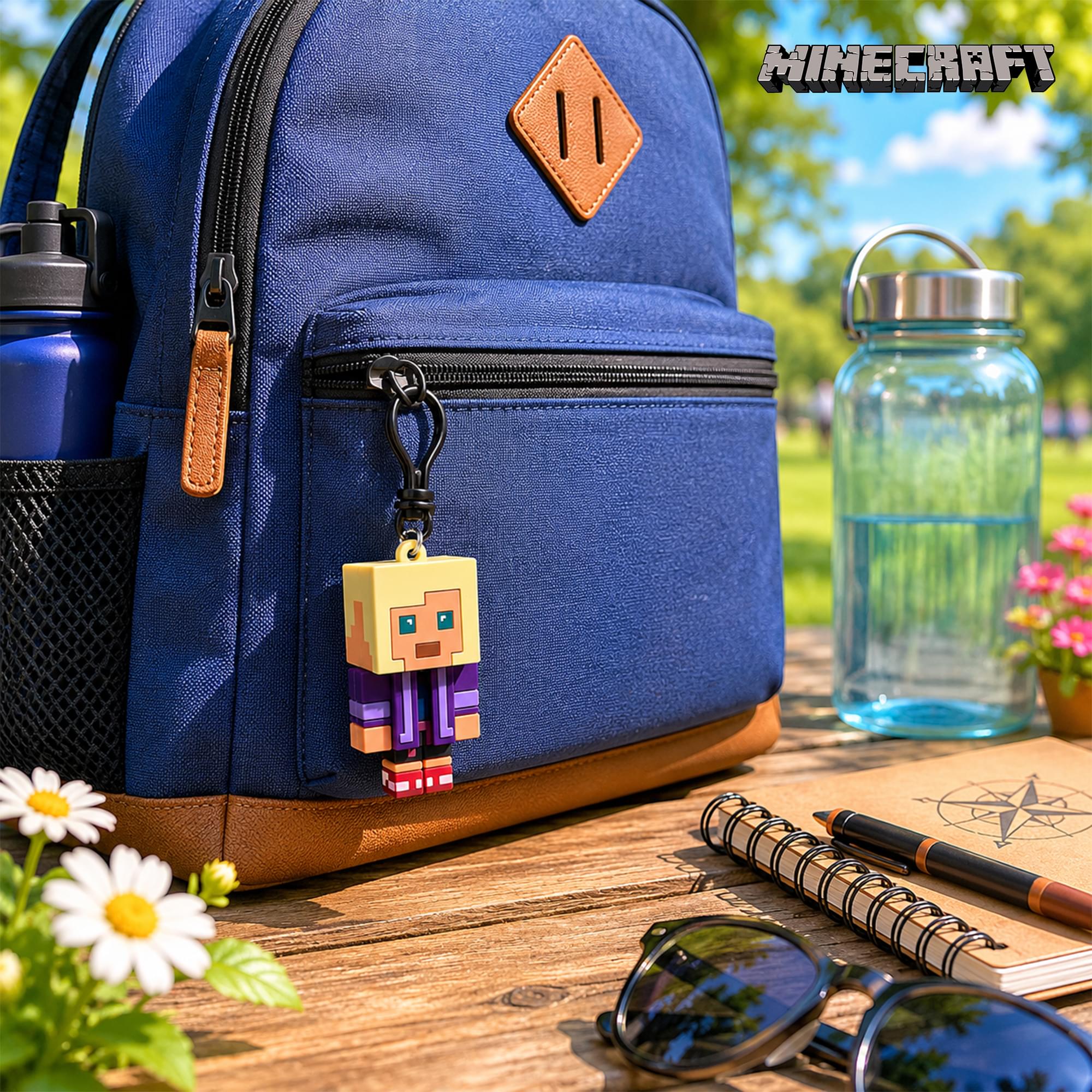 Minecraft Series 5 Blind Bag 3D Foam Bag Clip | 3 Random