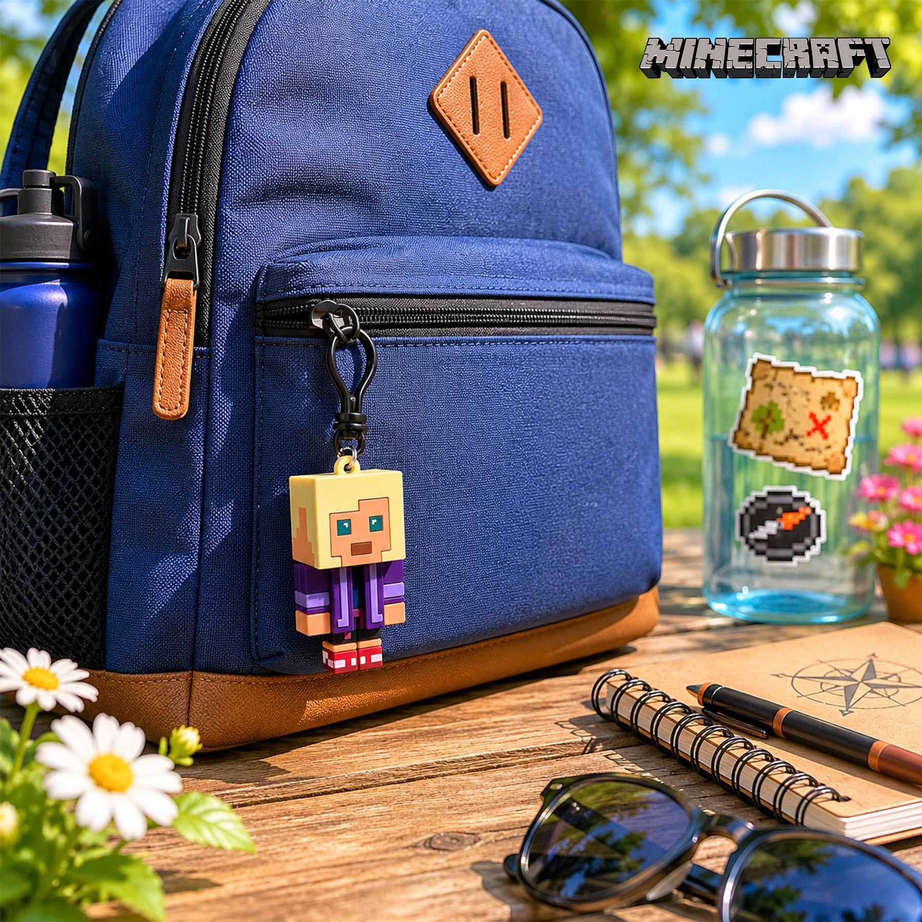 Minecraft Series 5 Blind Bag 3D Foam Bag Clip | One Random
