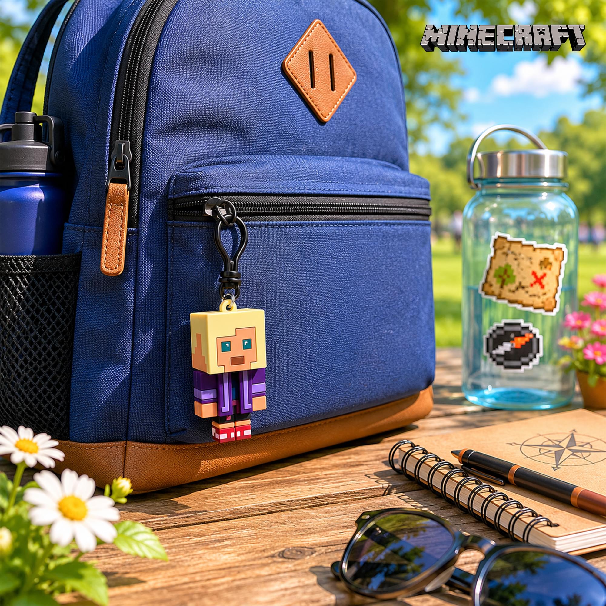 Minecraft Series 5 Blind Bag 3D Foam Bag Clip | One Random