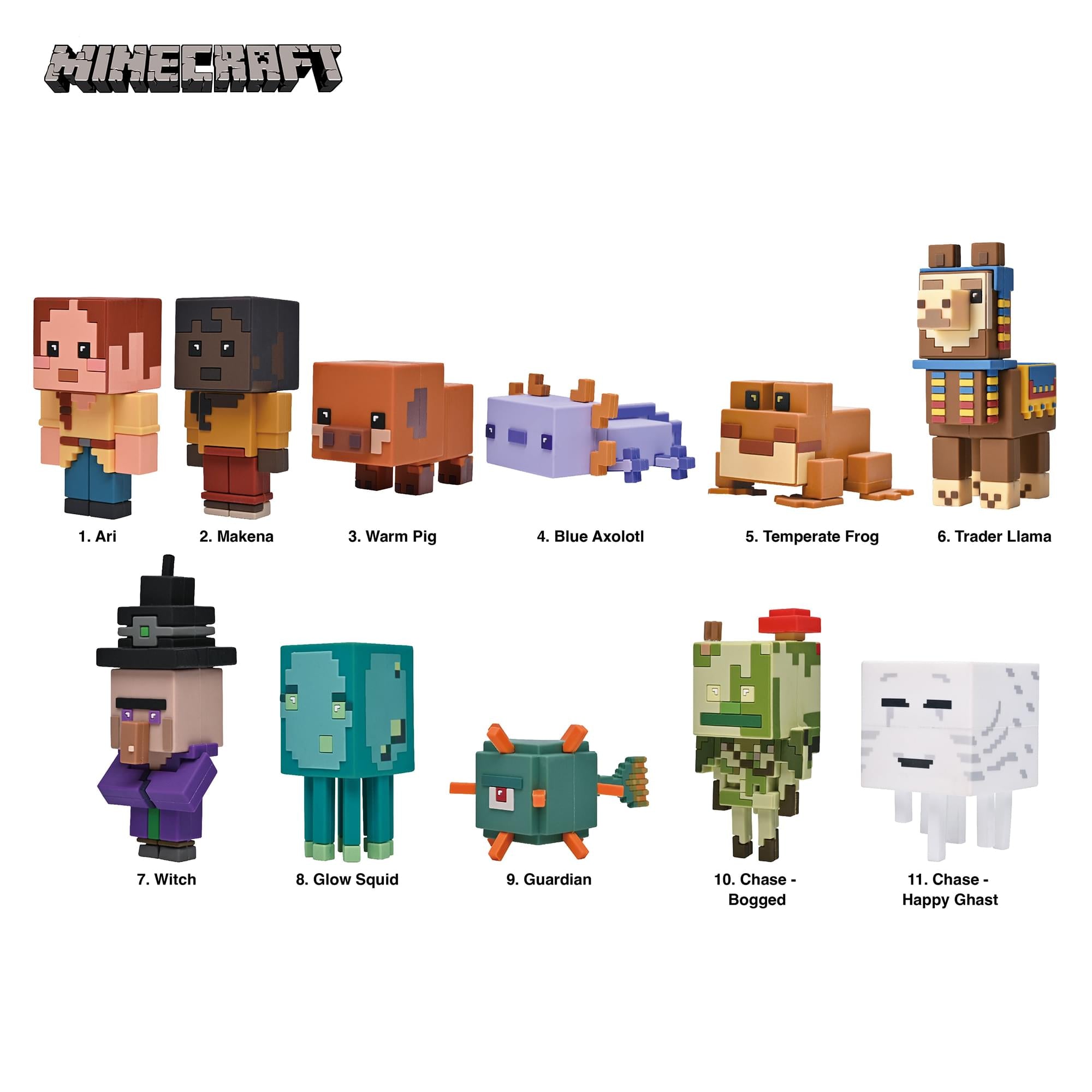 Minecraft Series 6 Blind Bag 3D Foam Bag Clip | One Random