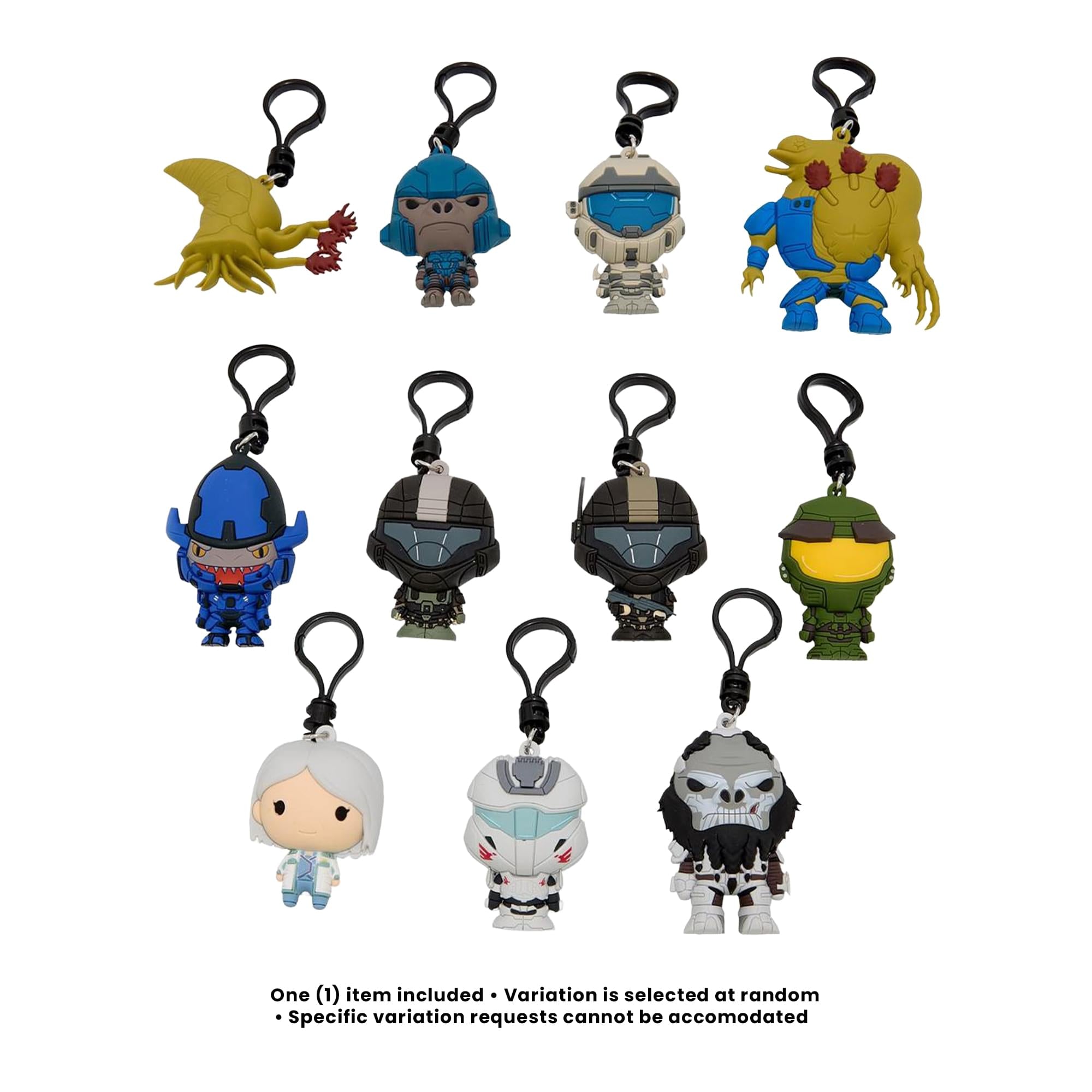 Halo Series 3 Blind Bag 3D Foam Bag Clip | 1 Random
