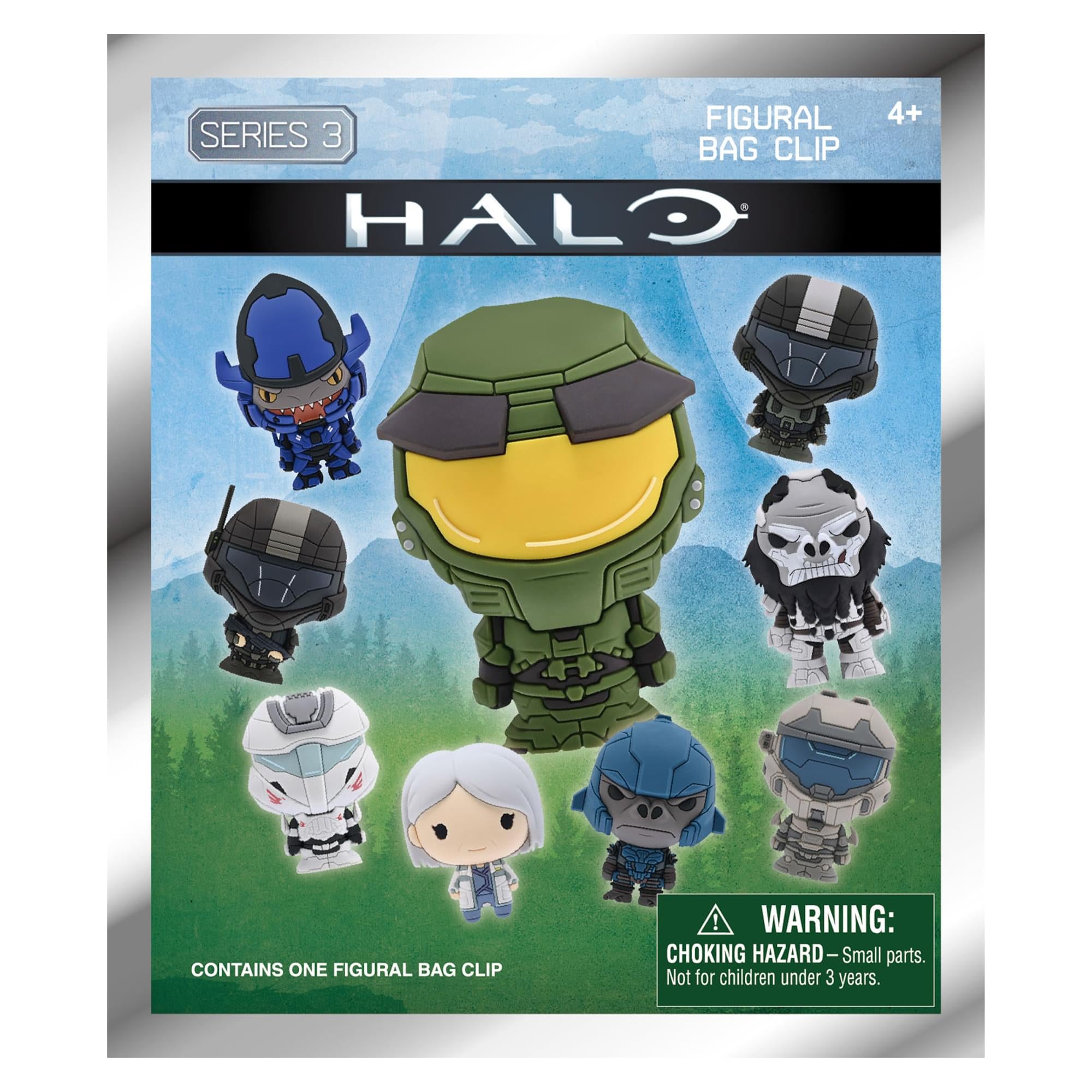 Halo Series 3 Blind Bag 3D Foam Bag Clip | 1 Random
