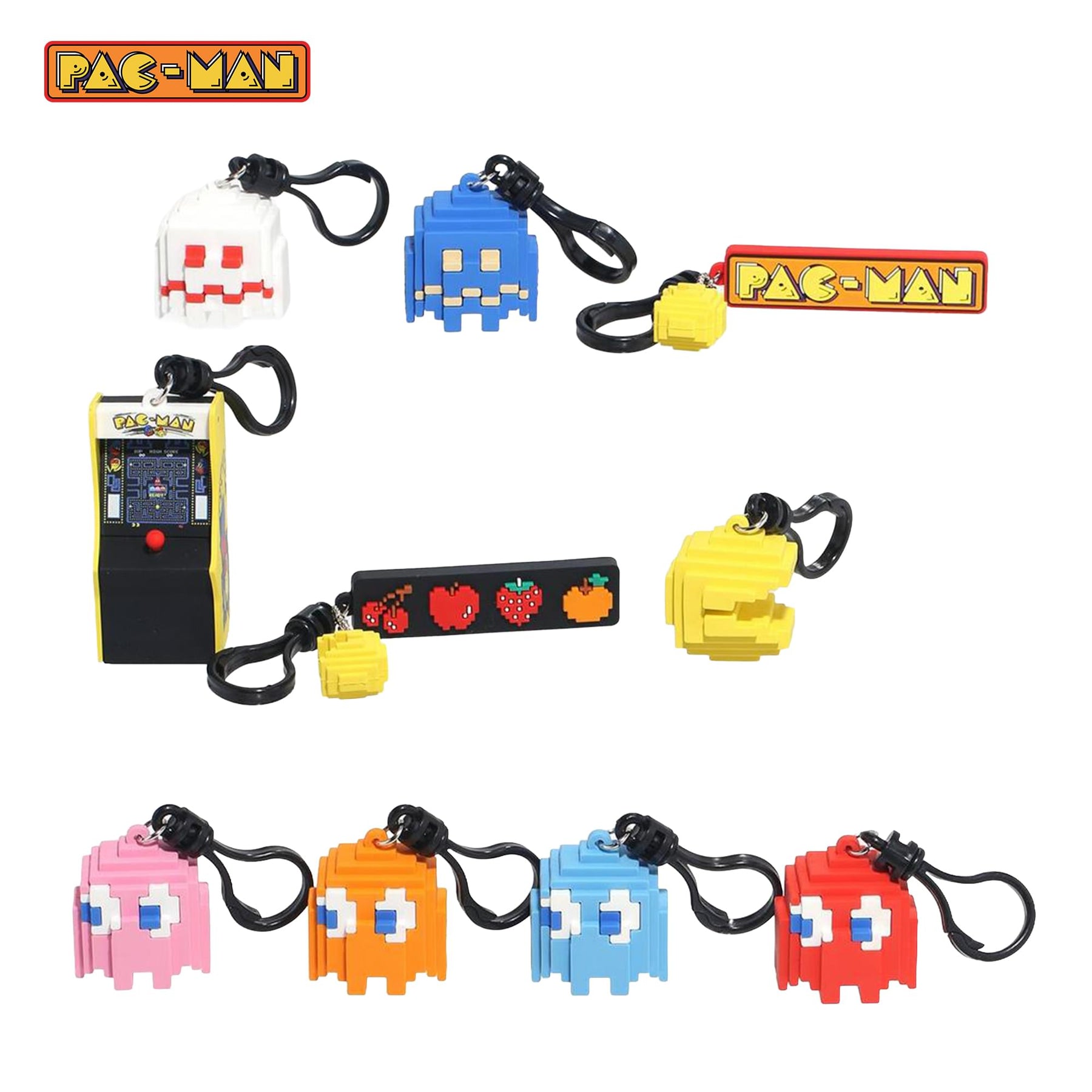 PAC-MAN Series 1 Blind Bag 3D Foam Bag Clip | One Random