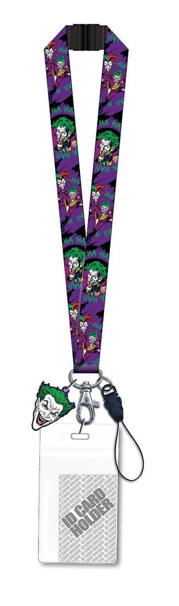 DC Comics Lanyard with Soft Dangle Hang Tag: "The Joker"