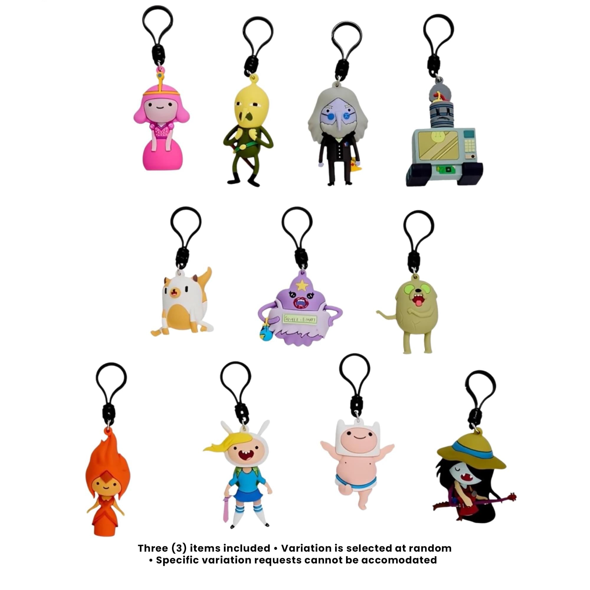Adventure Time Series 2 Blind Bag 3D Foam Bag Clip | Set Of 3