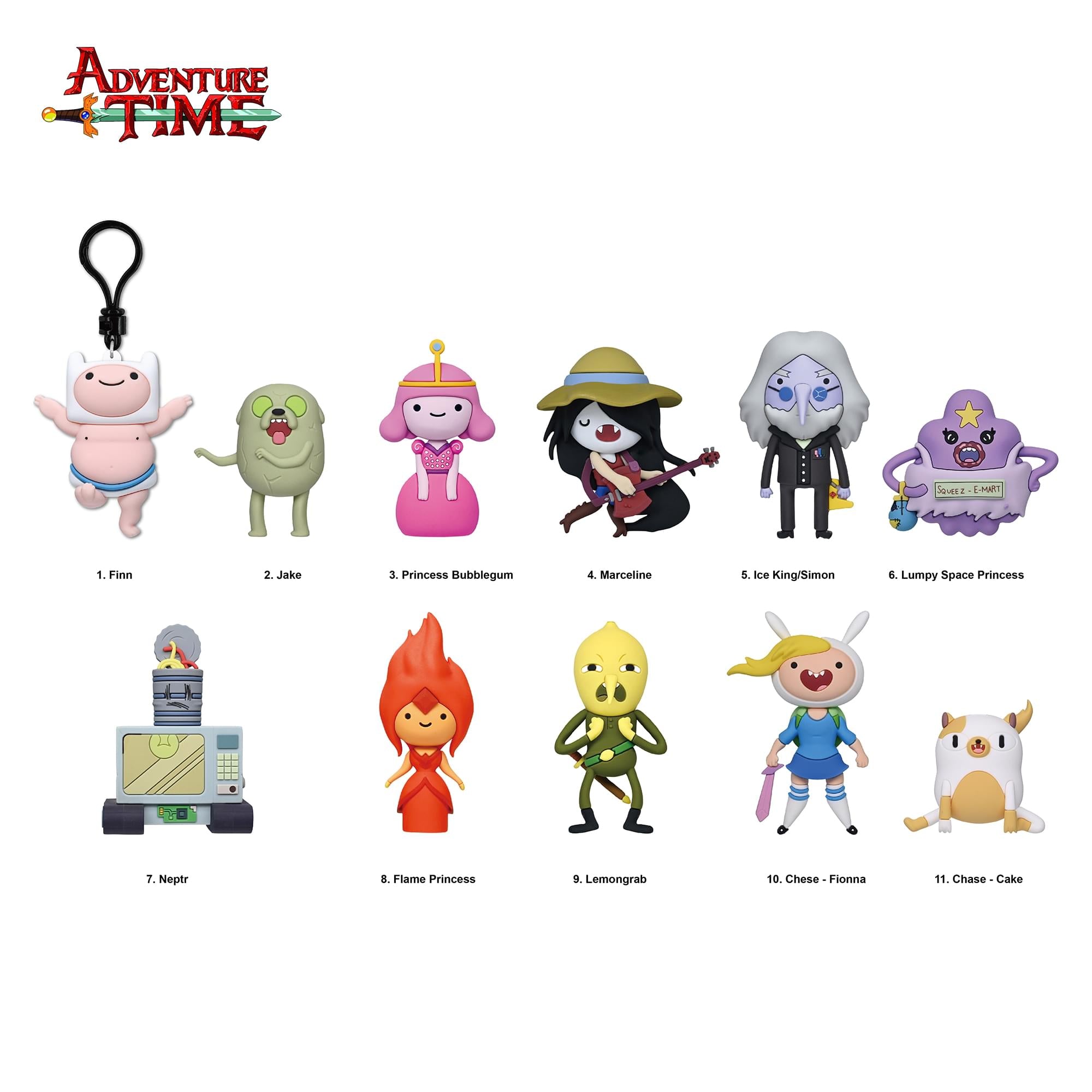 Adventure Time Series 2 Blind Bag 3D Foam Bag Clip | One Random