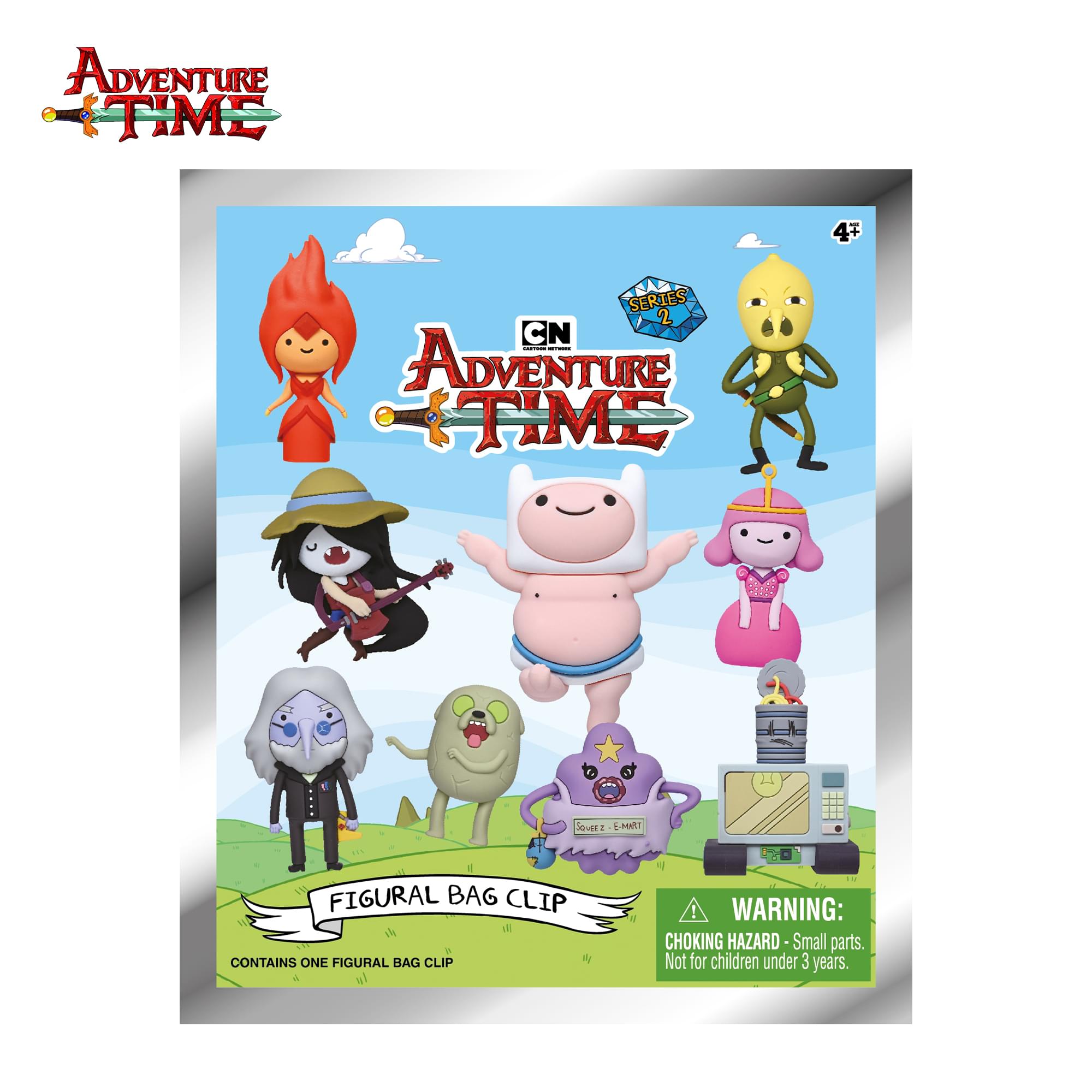 Adventure Time Series 2 Blind Bag 3D Foam Bag Clip | One Random