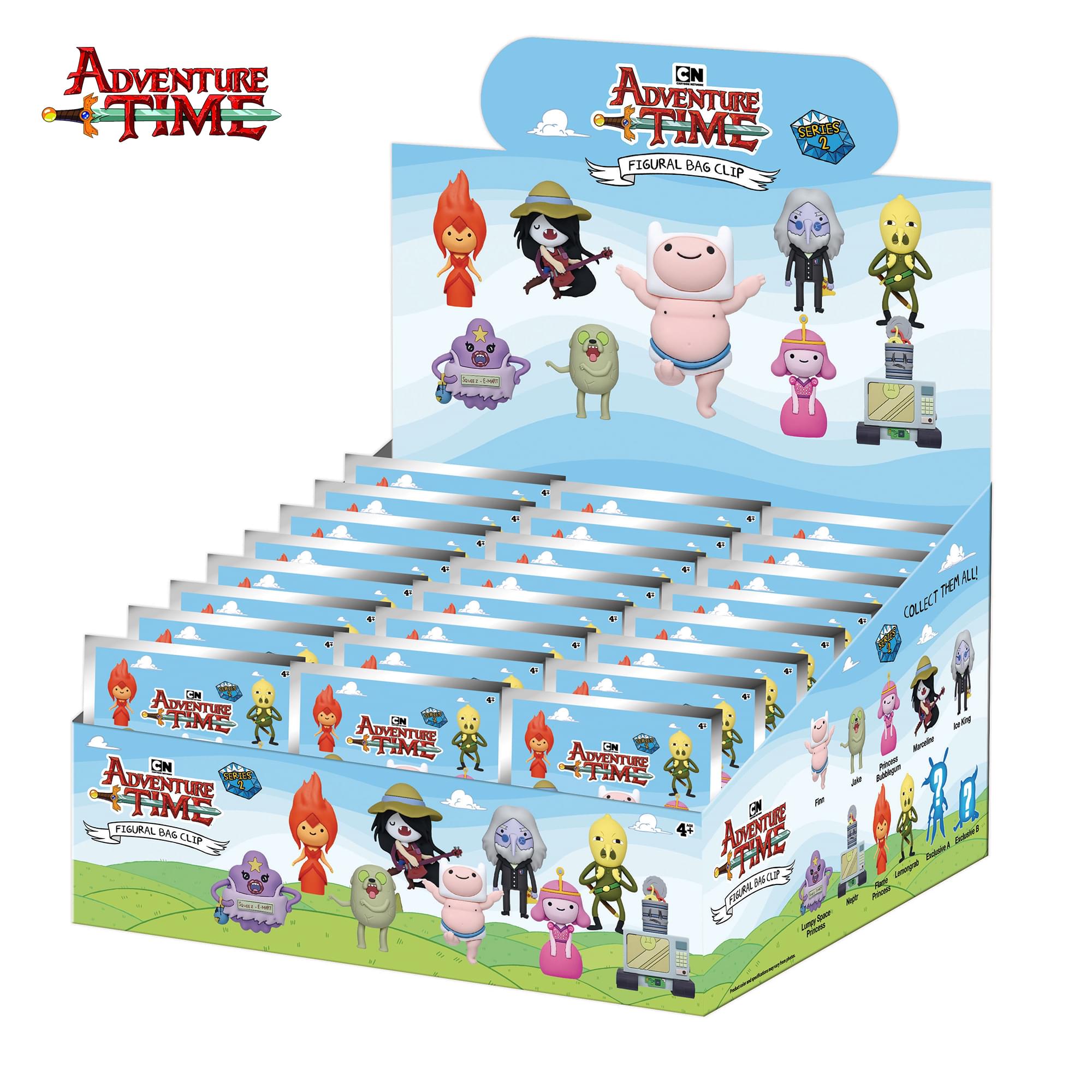 Adventure Time Series 2 Blind Bag 3D Foam Bag Clip | One Random