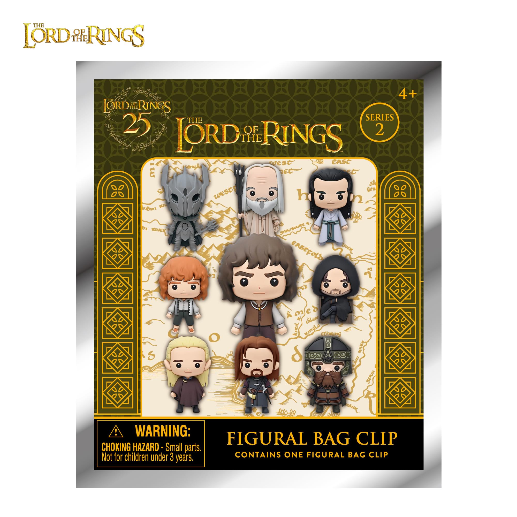 The Lord Of The Rings Series 2 Blind Bag 3D Foam Bag Clip | One Random