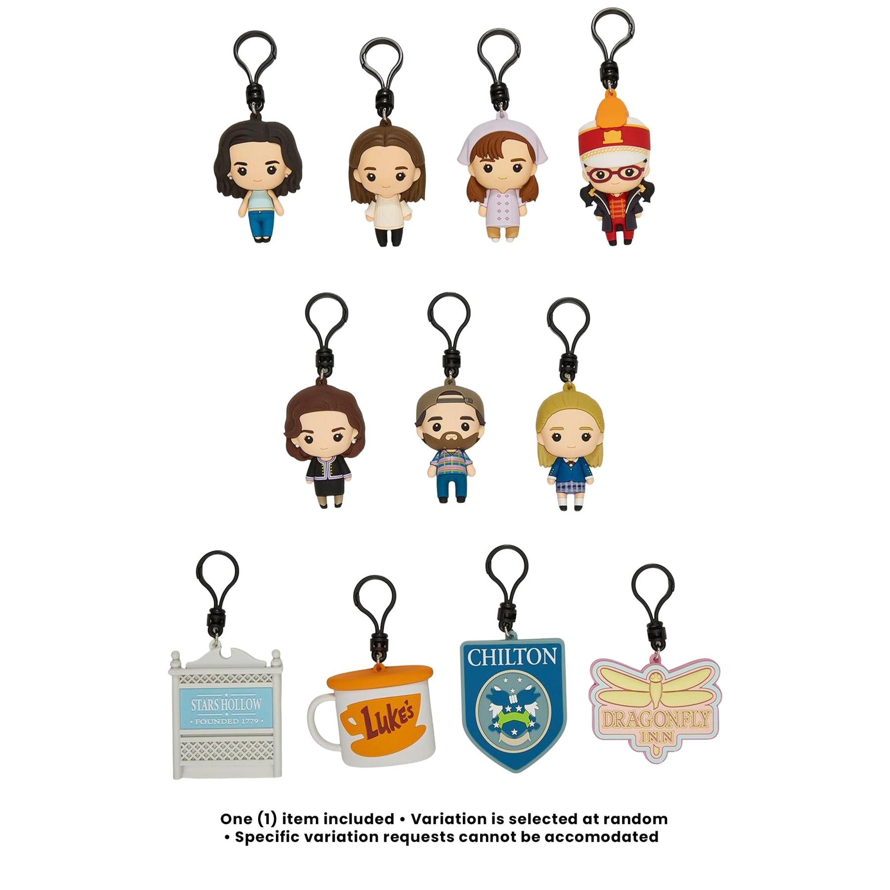 Gilmore Girls Series 1 Blind Bag 3D Foam Bag Clip | 1 Random