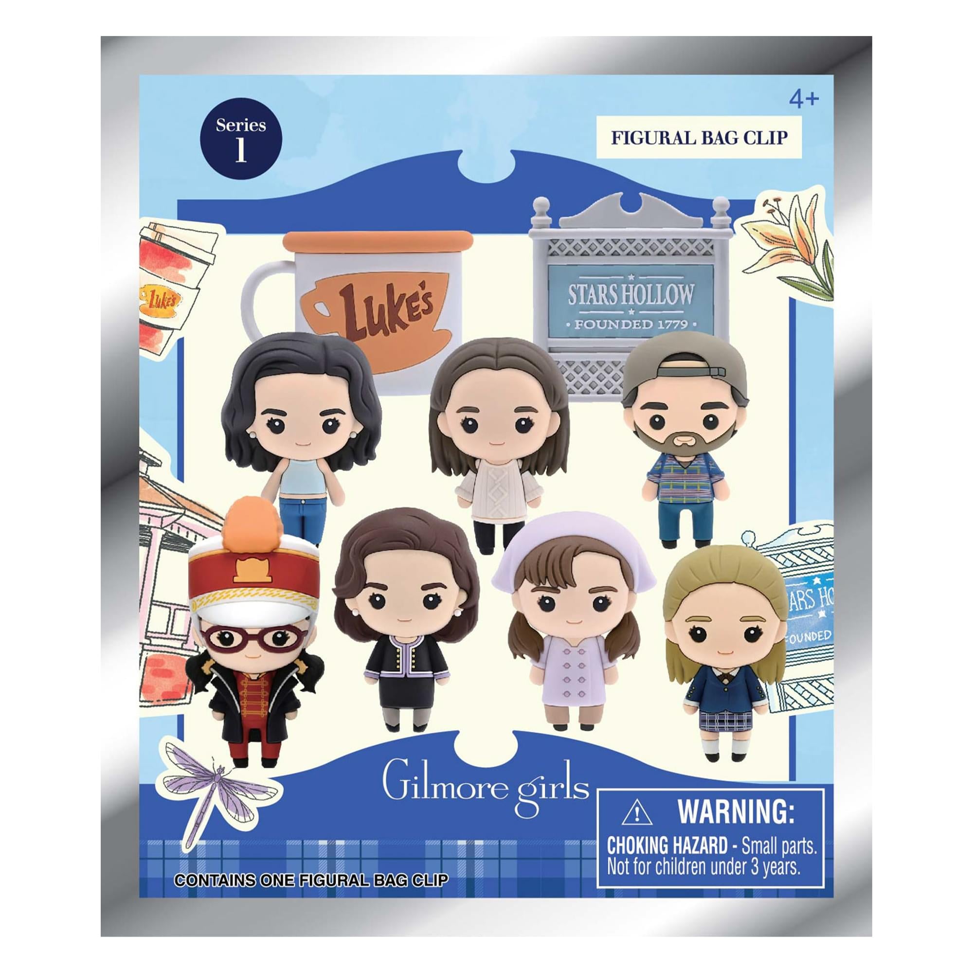 Gilmore Girls Series 1 Blind Bag 3D Foam Bag Clip | 1 Random