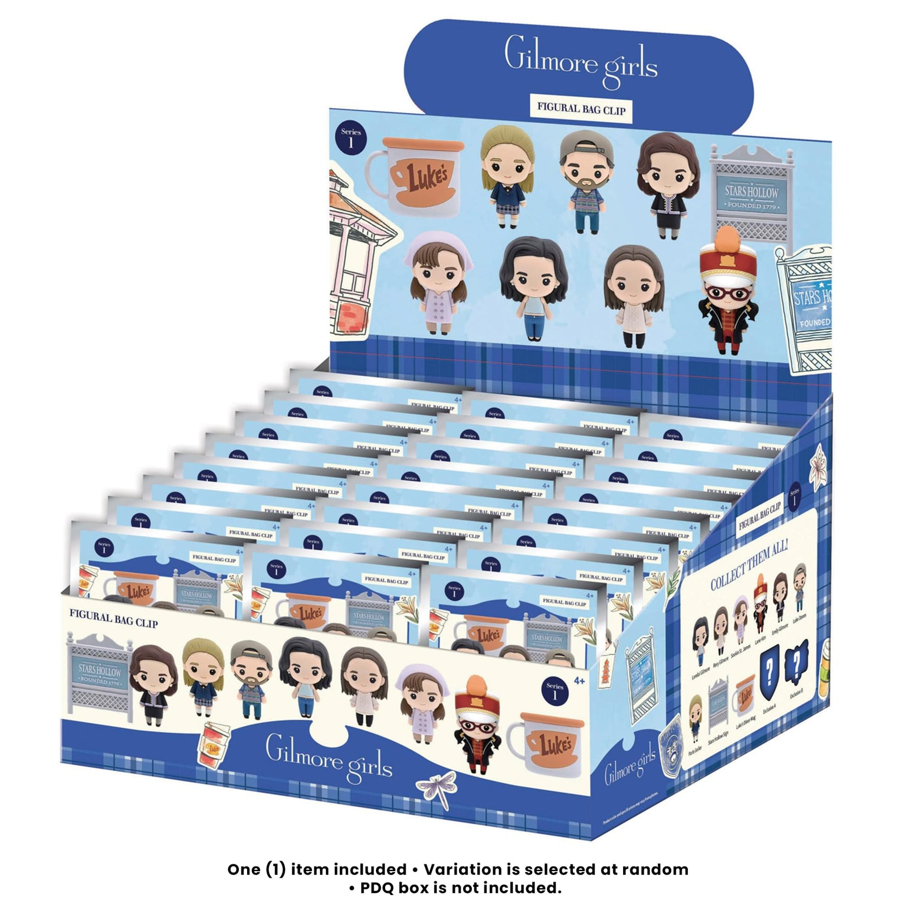 Gilmore Girls Series 1 Blind Bag 3D Foam Bag Clip | 1 Random