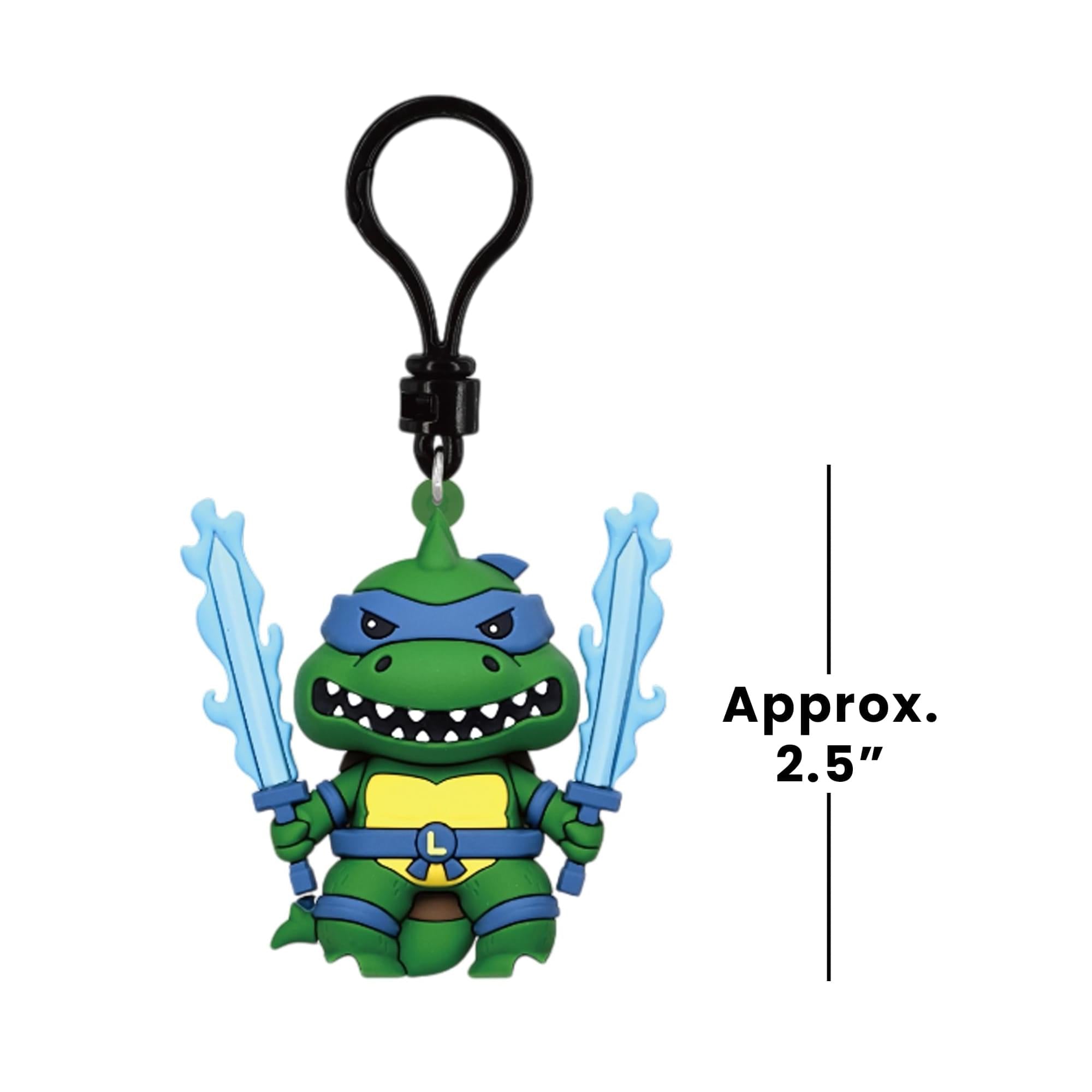 TMNT X Godzilla Blind Bag 3D Foam Bag Clip | Set Of 3