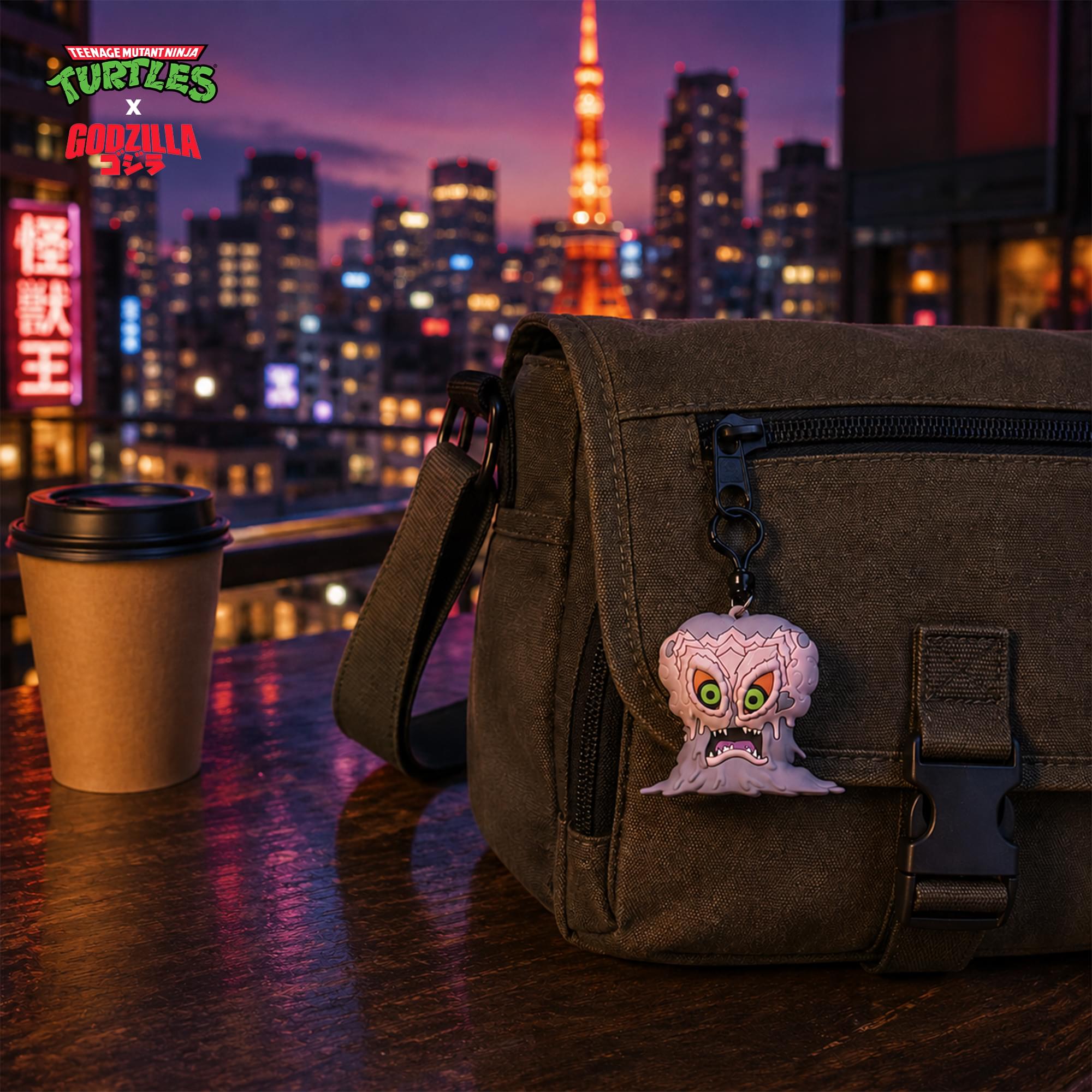 TMNT X Godzilla Blind Bag 3D Foam Bag Clip | One Random