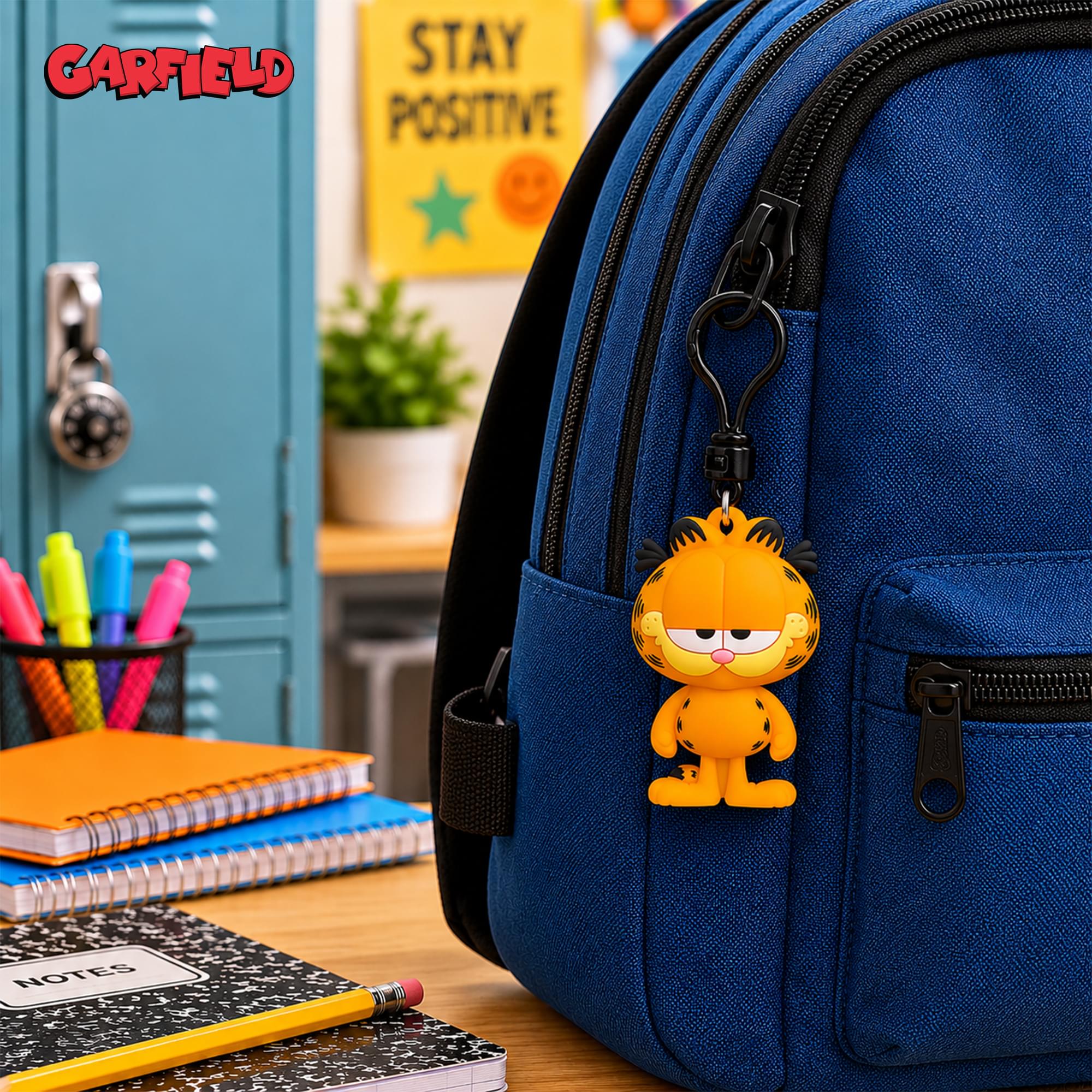 Garfield Series 1 Blind Bag 3D Foam Bag Clip | 3 Random