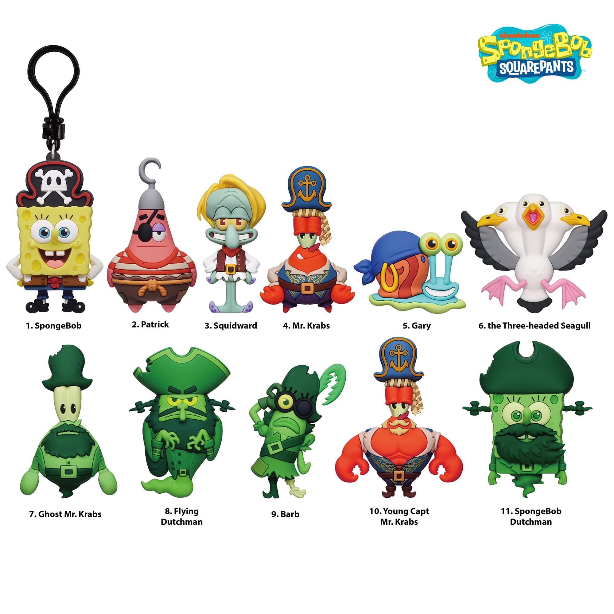Nickelodeon SpongeBob SquarePants Movie Blind Bag 3D Foam Bag Clip | One Random