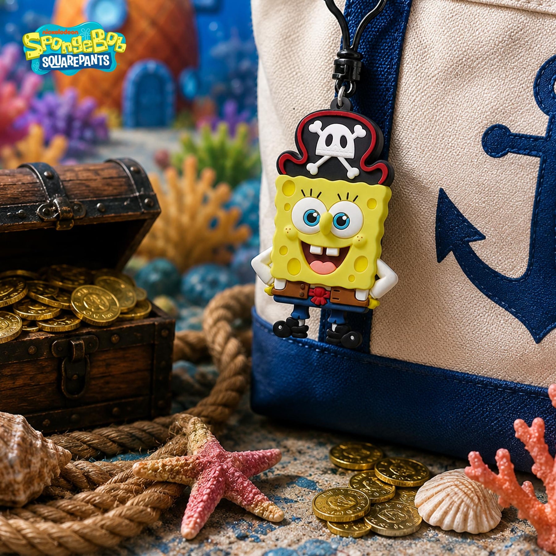 Nickelodeon SpongeBob SquarePants Movie Blind Bag 3D Foam Bag Clip | One Random