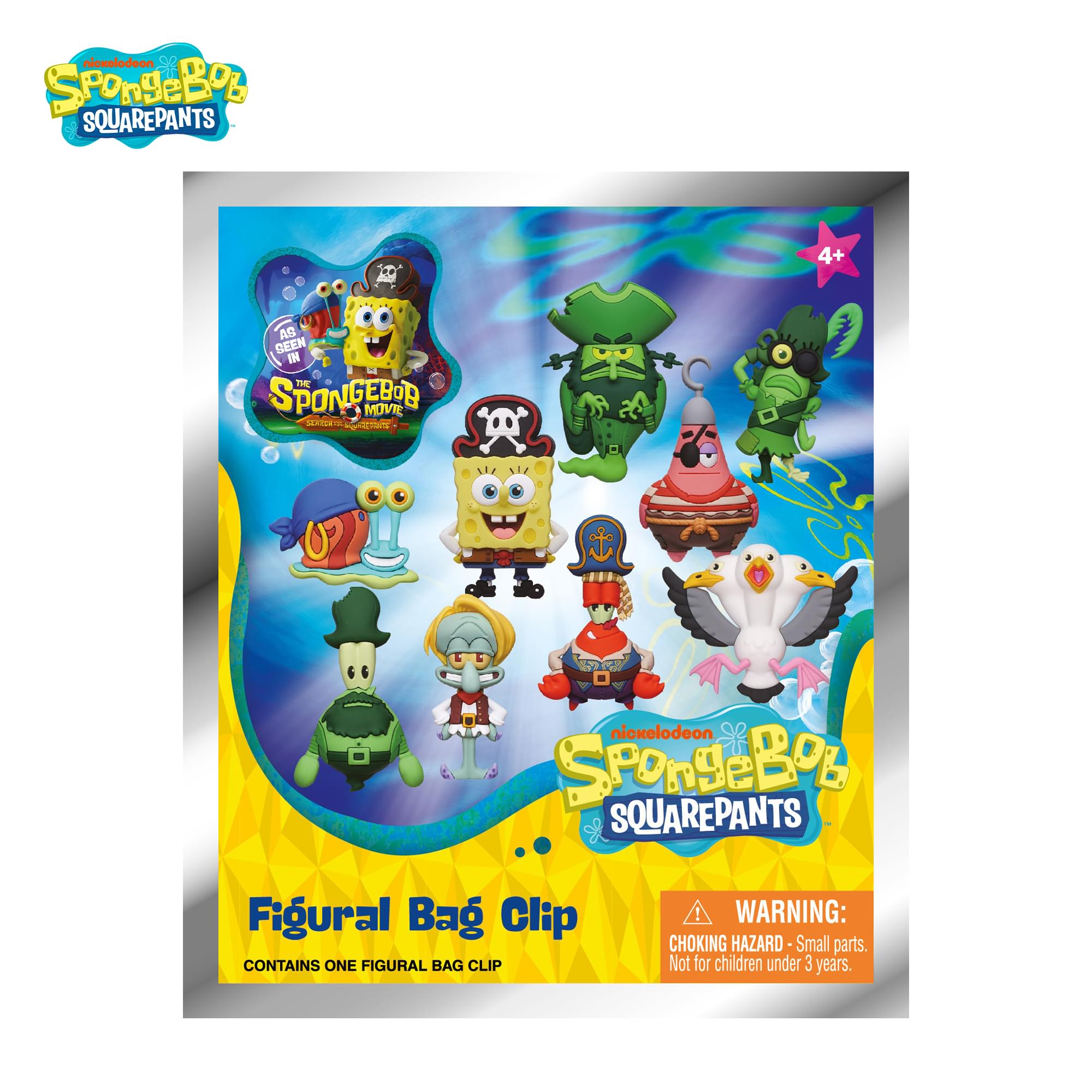 Nickelodeon SpongeBob SquarePants Movie Blind Bag 3D Foam Bag Clip | One Random