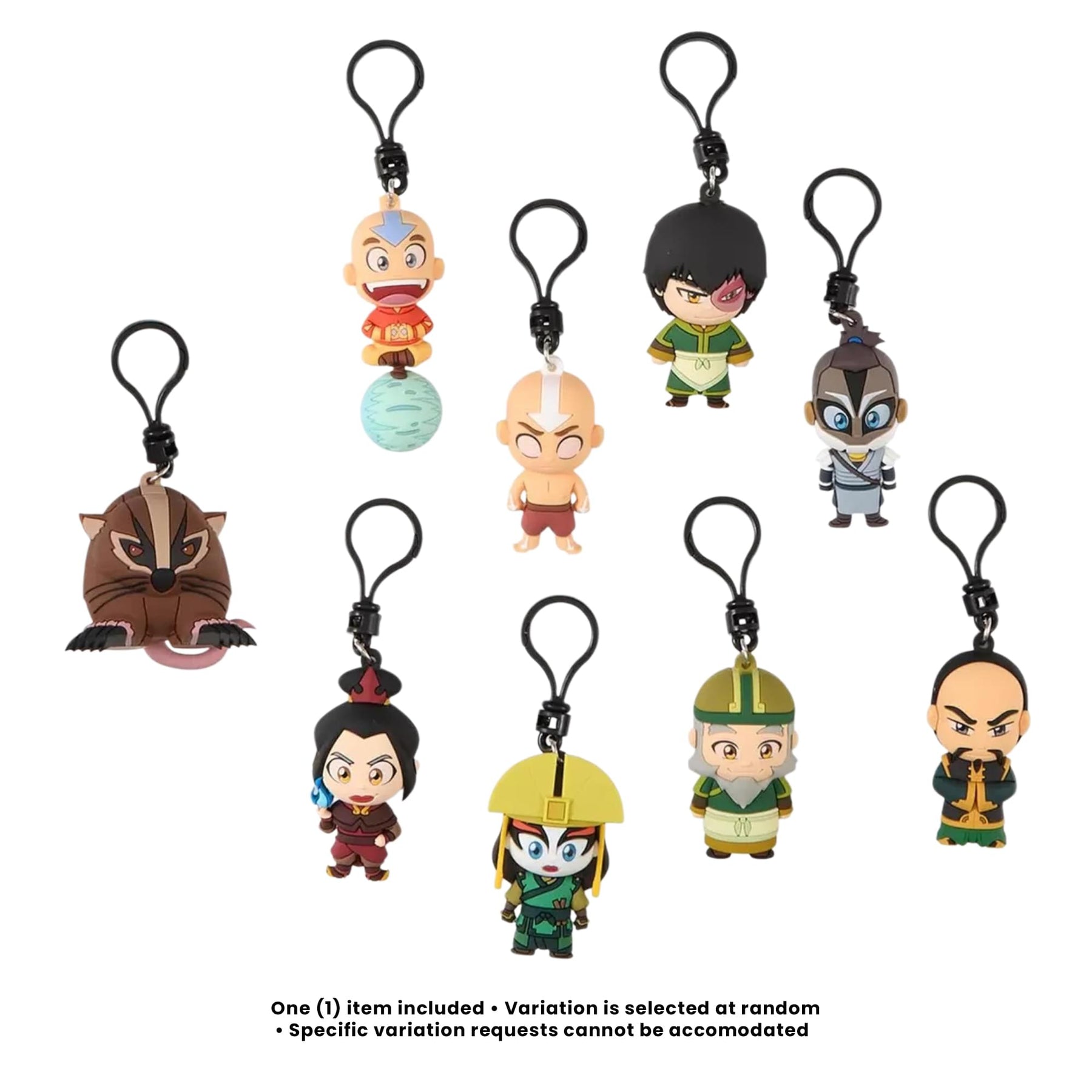 Avatar: The Last Airbender Series 4 Blind Bag 3D Foam Bag Clip | 1 Random