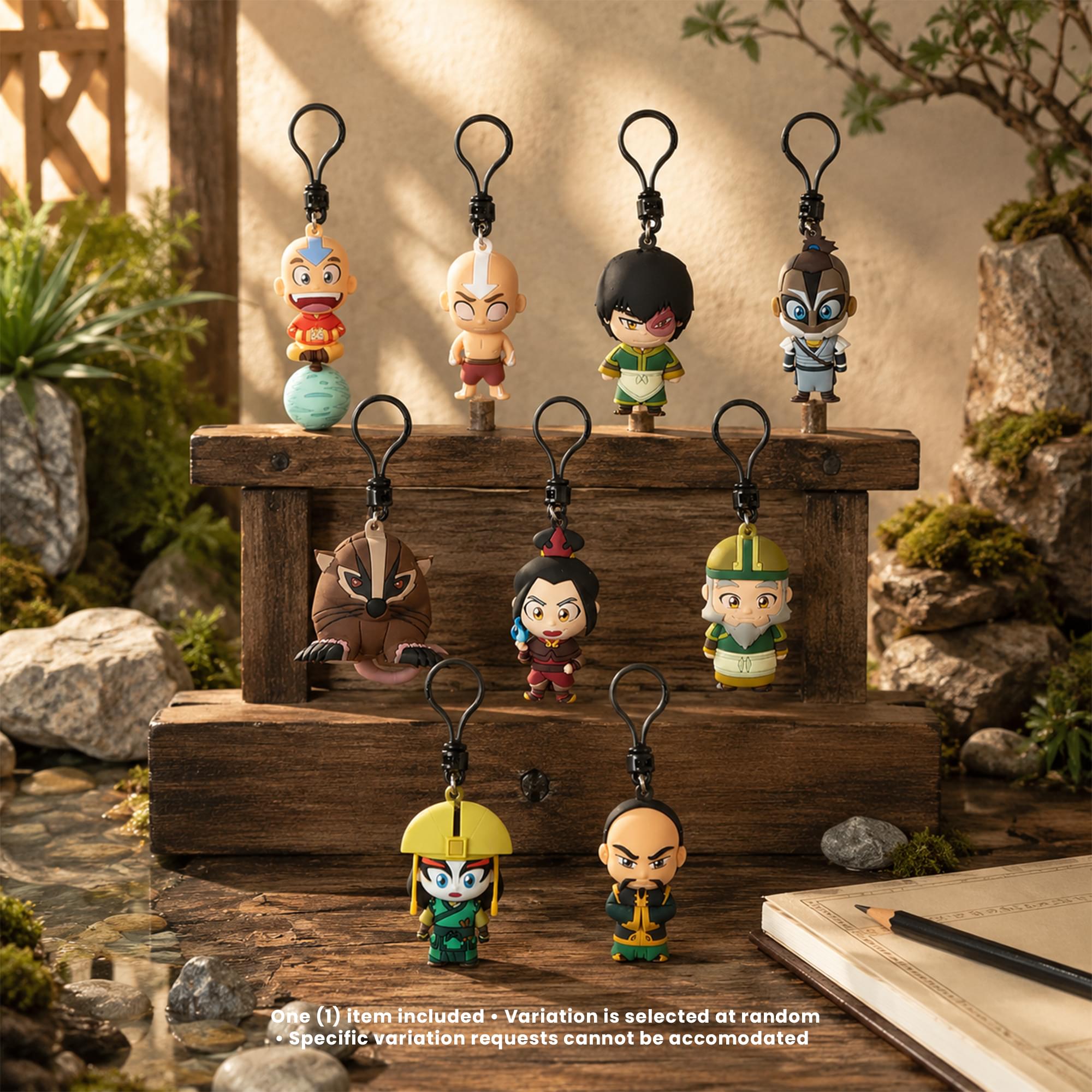Avatar: The Last Airbender Series 4 Blind Bag 3D Foam Bag Clip | 1 Random