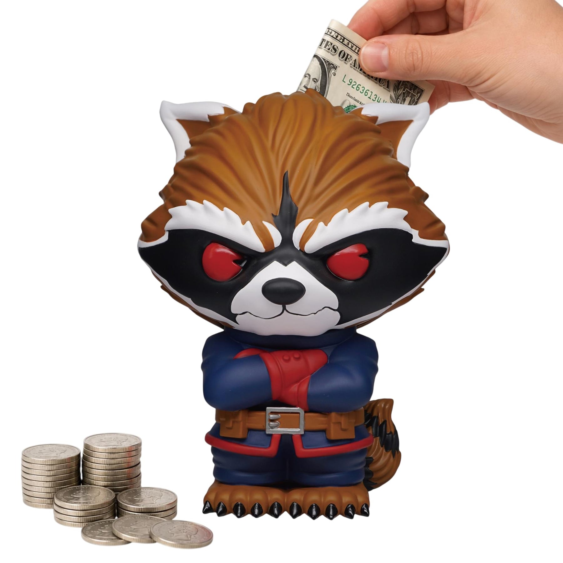 Marvel Guardians Of The Galaxy Rocket 8-Inch PVC Figural Bank