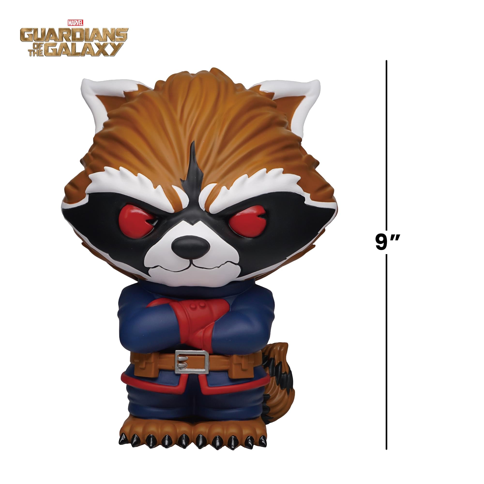 Marvel Guardians Of The Galaxy Rocket 8-Inch PVC Figural Bank