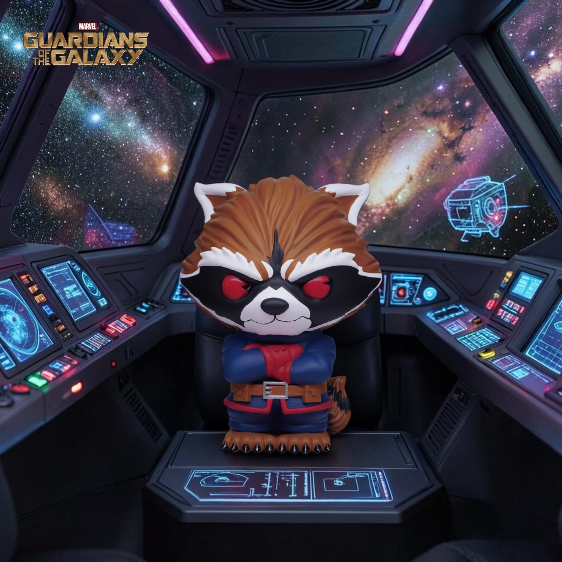 Marvel Guardians Of The Galaxy Rocket 8-Inch PVC Figural Bank