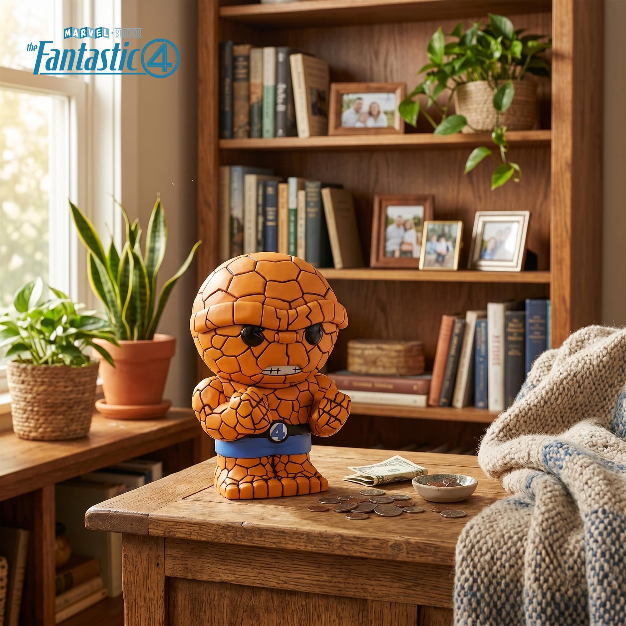 Marvel Fantastic Four Thing 8.5-Inch PVC Figural Bank