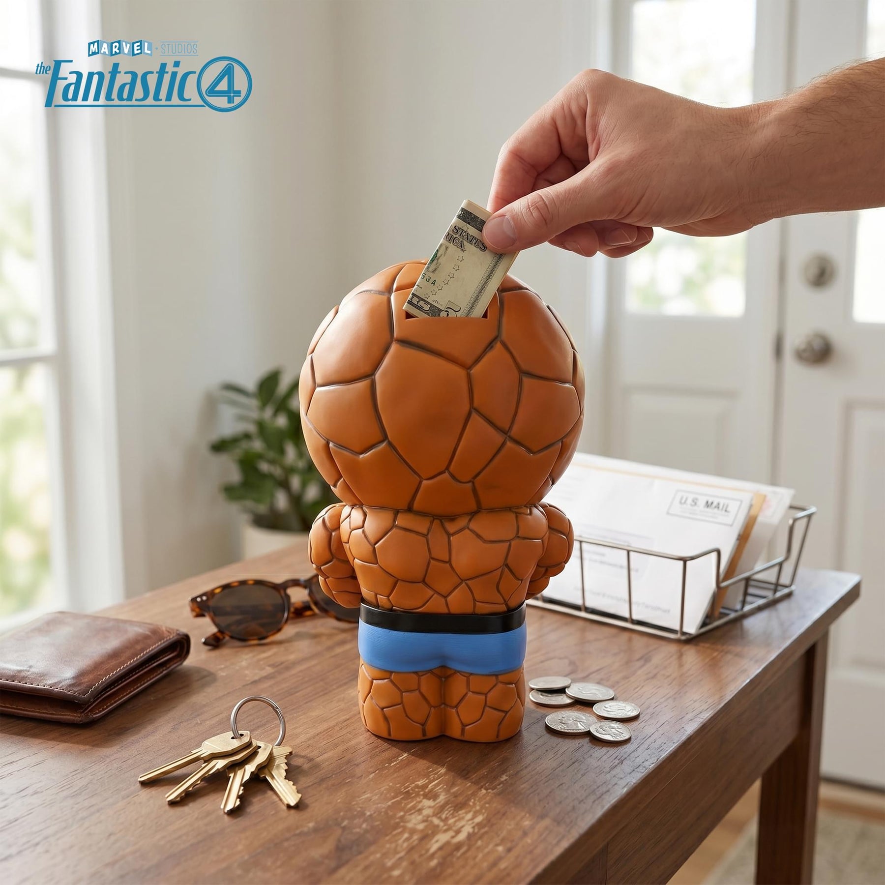 Marvel Fantastic Four Thing 8.5-Inch PVC Figural Bank