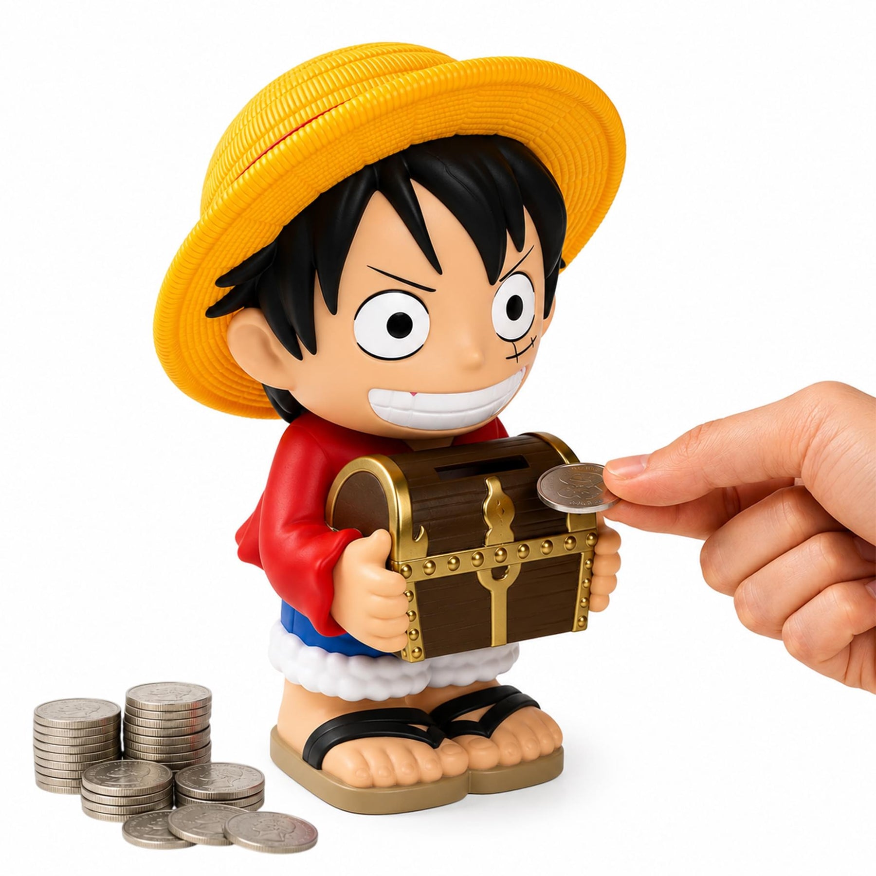 One Piece Luffy 8-Inch PVC Figural Bank