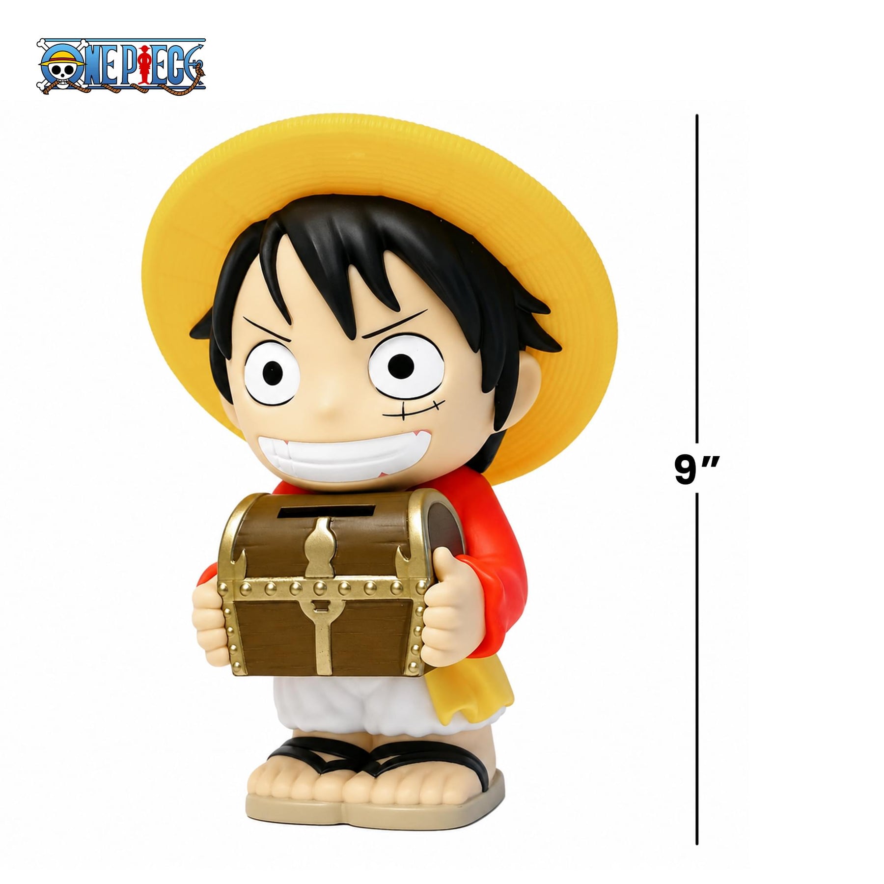 One Piece Luffy 8-Inch PVC Figural Bank