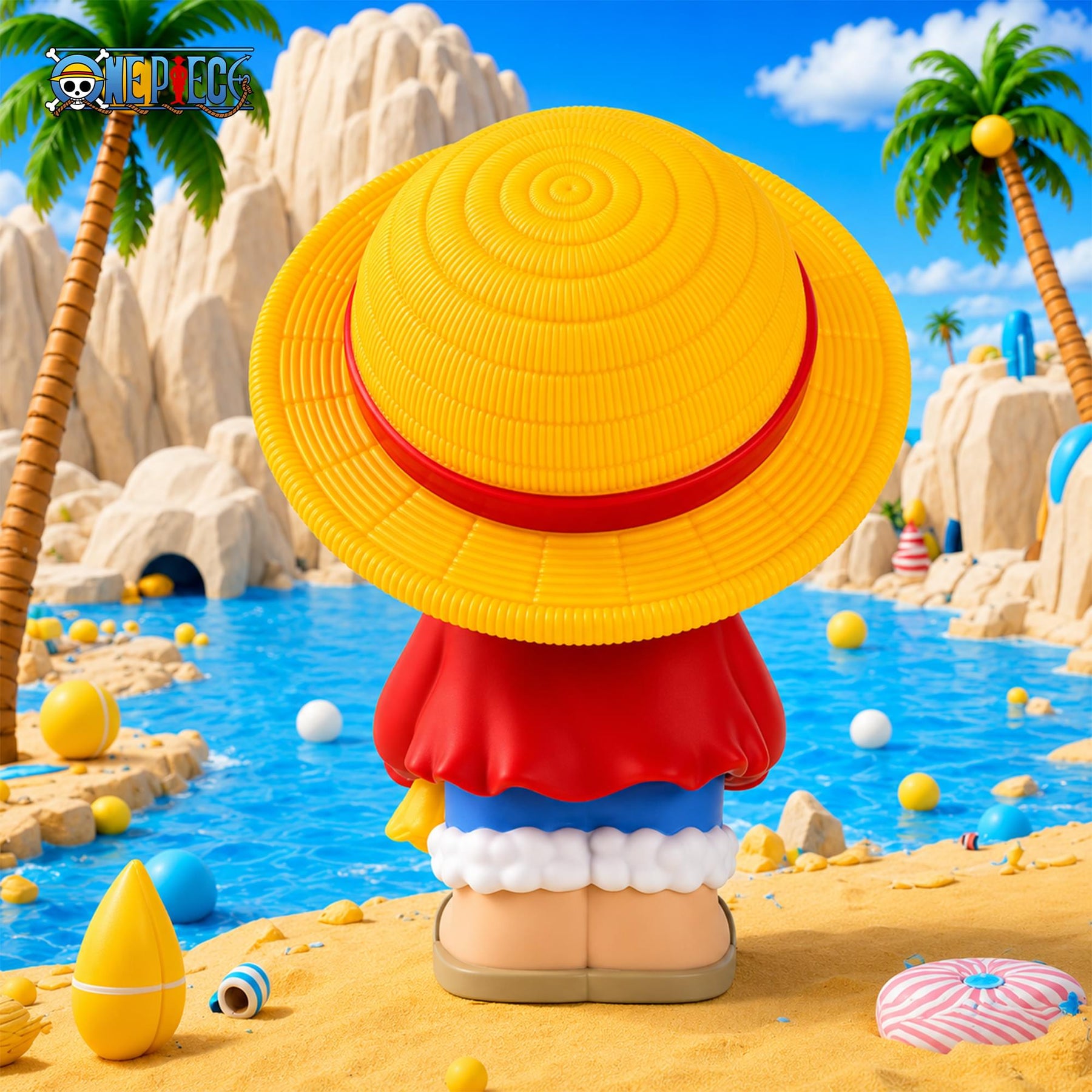 One Piece Luffy 8-Inch PVC Figural Bank
