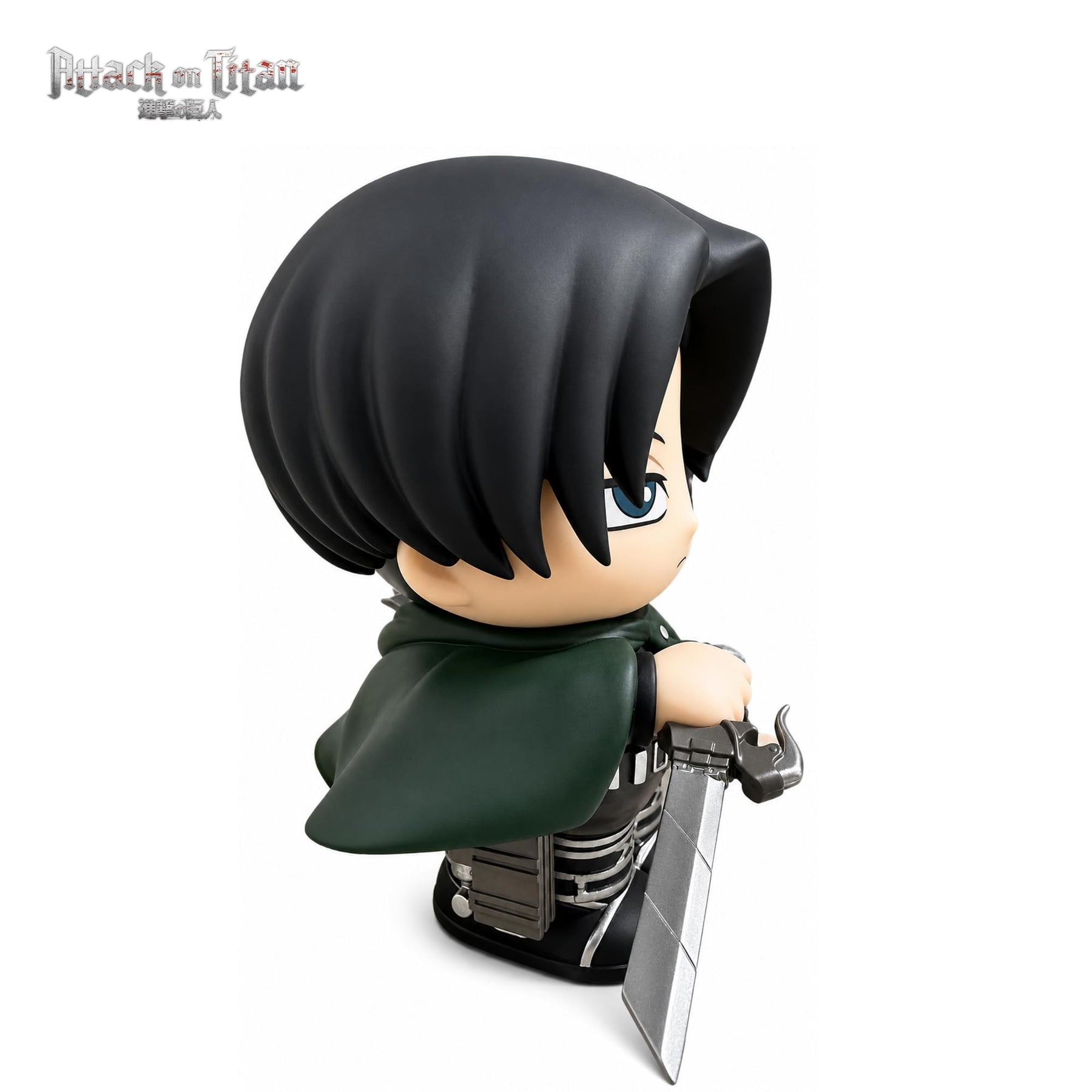 Attack On Titan Levi 8-Inch PVC Figural Bank
