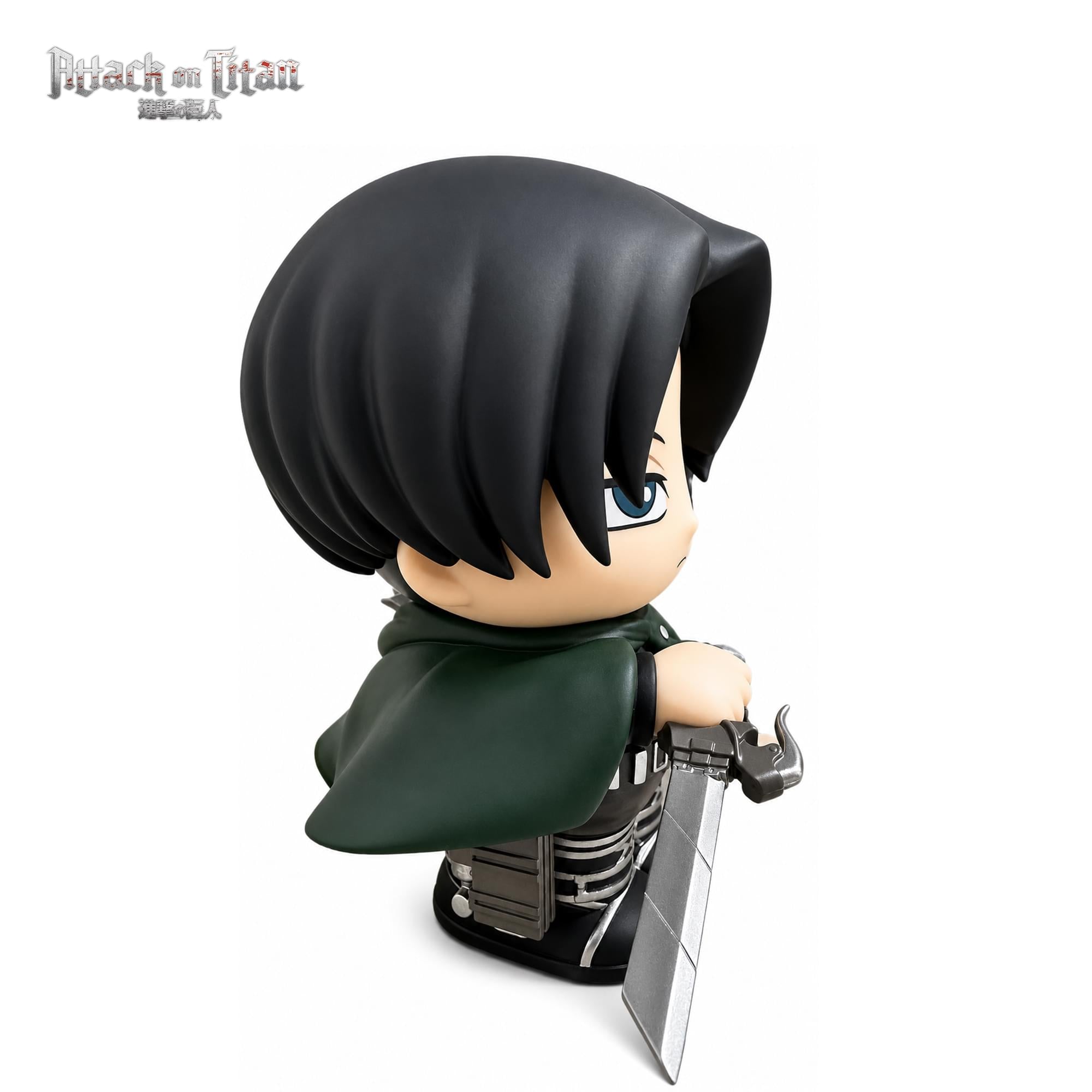 Attack On Titan Levi 8-Inch PVC Figural Bank