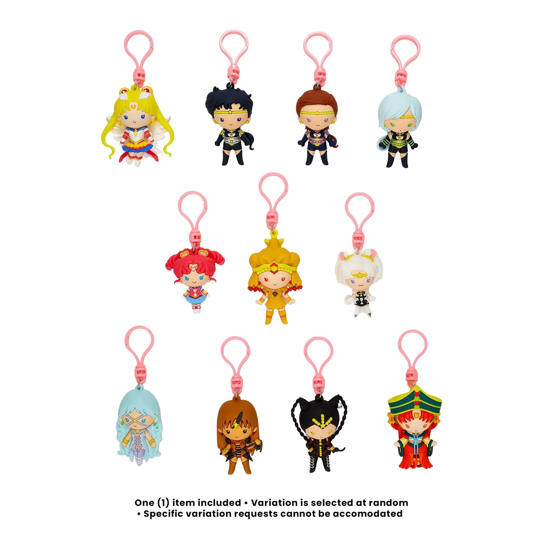 Sailor Moon Series 10 Blind Bag 3D Foam Bag Clip | 1 Random