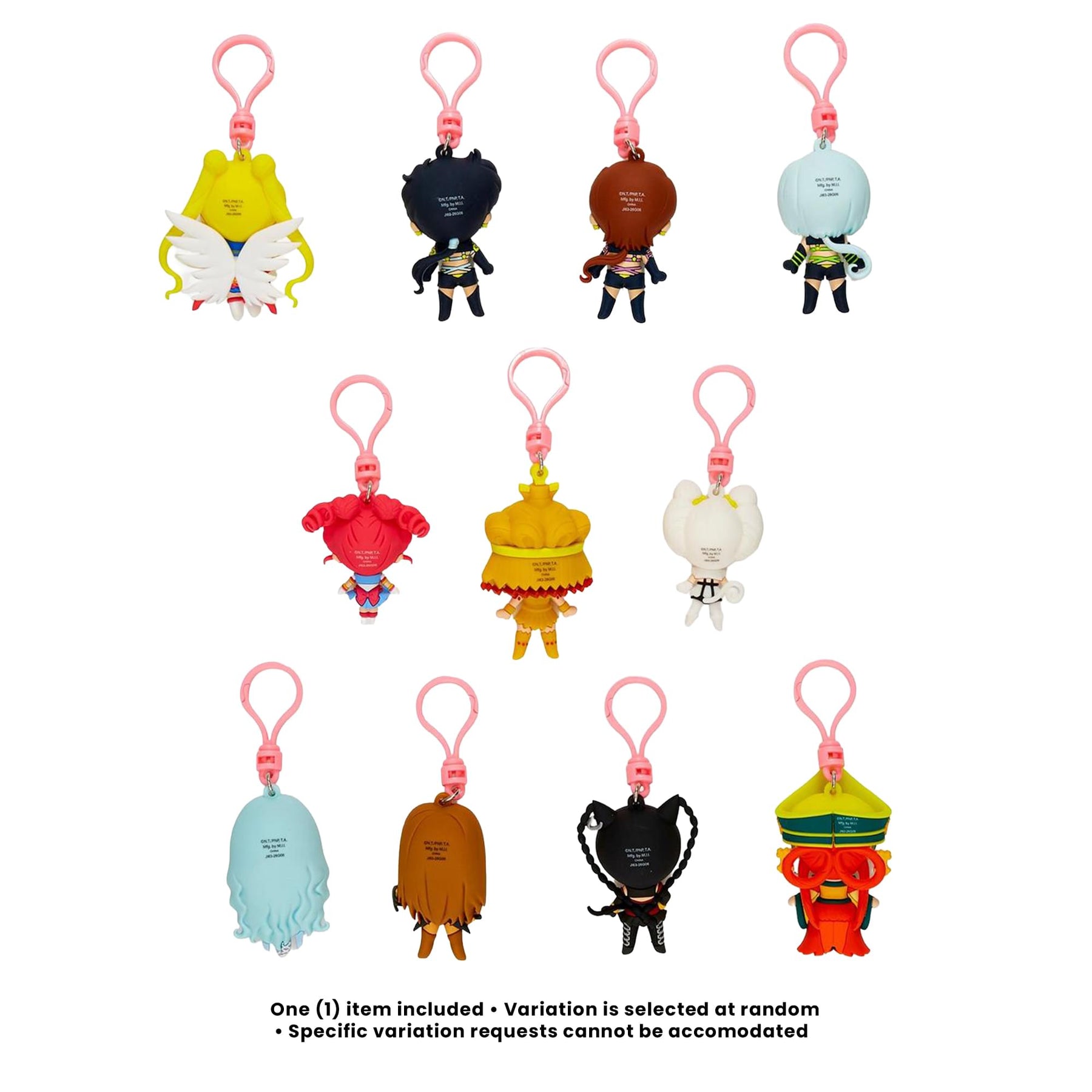 Sailor Moon Series 10 Blind Bag 3D Foam Bag Clip | 1 Random