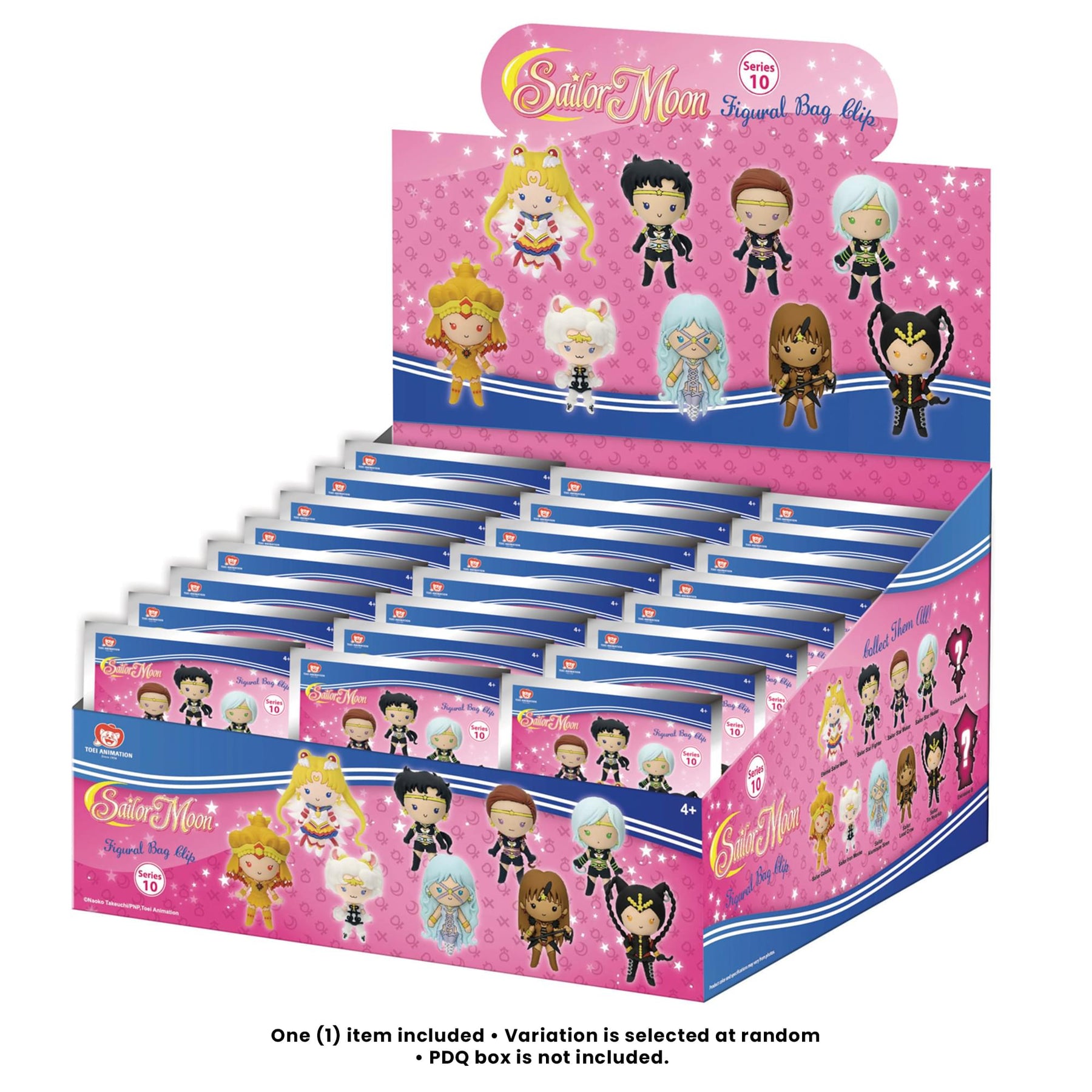 Sailor Moon Series 10 Blind Bag 3D Foam Bag Clip | 1 Random