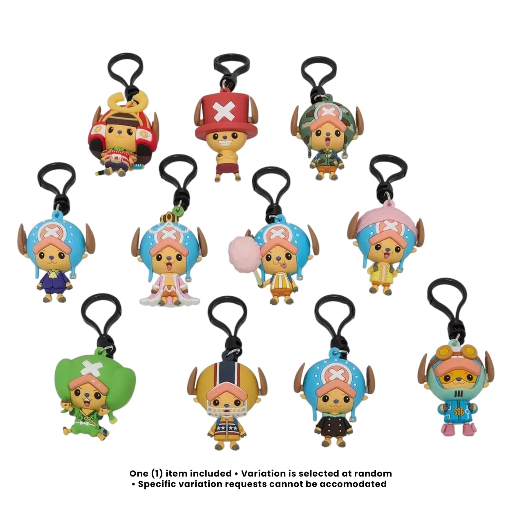 One Piece Series 8 Blind Bag 3D Foam Bag Clip | 1 Random
